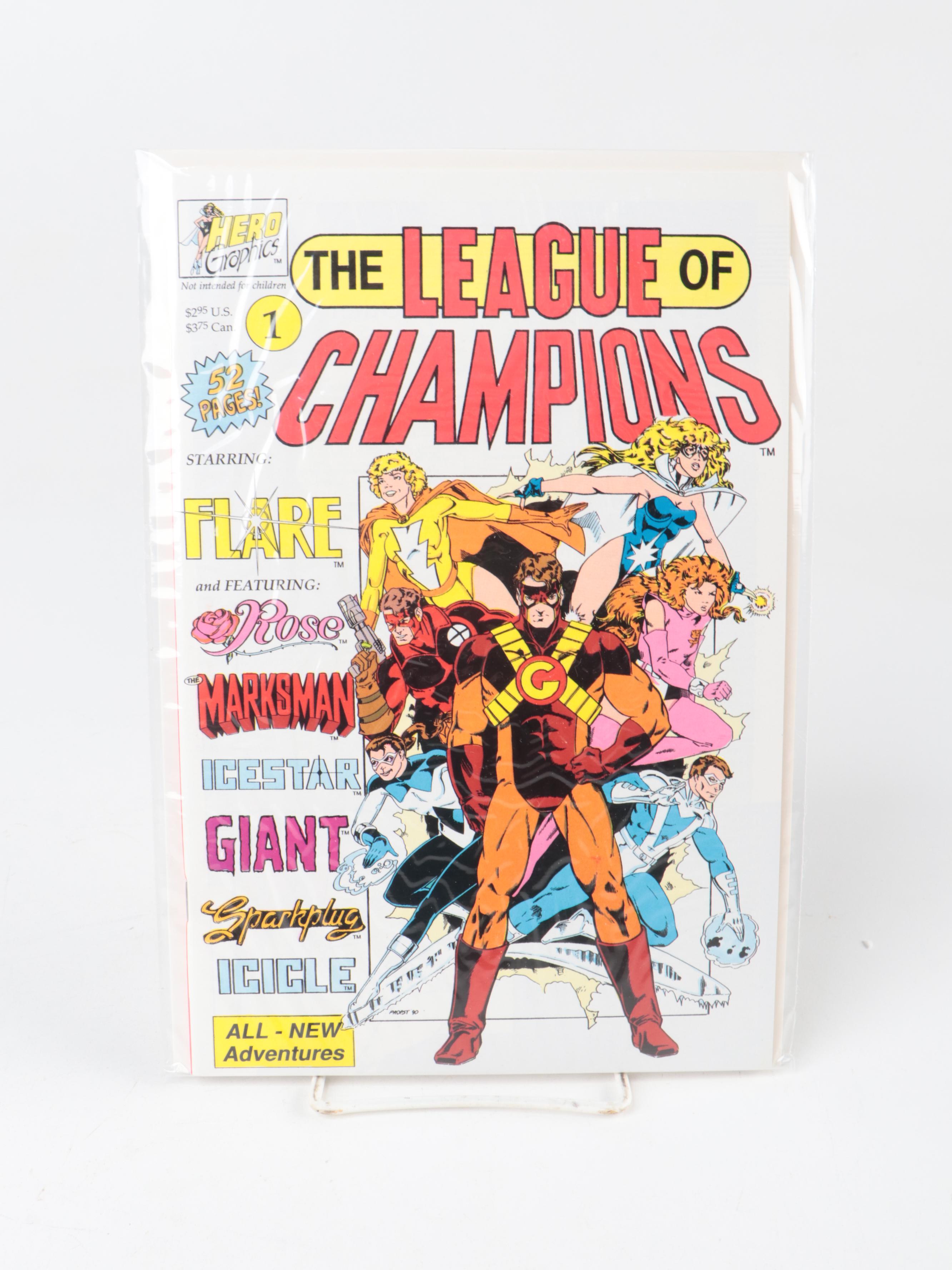 Modern Age "Fem Force", "The League of Champions", and More Comic Books