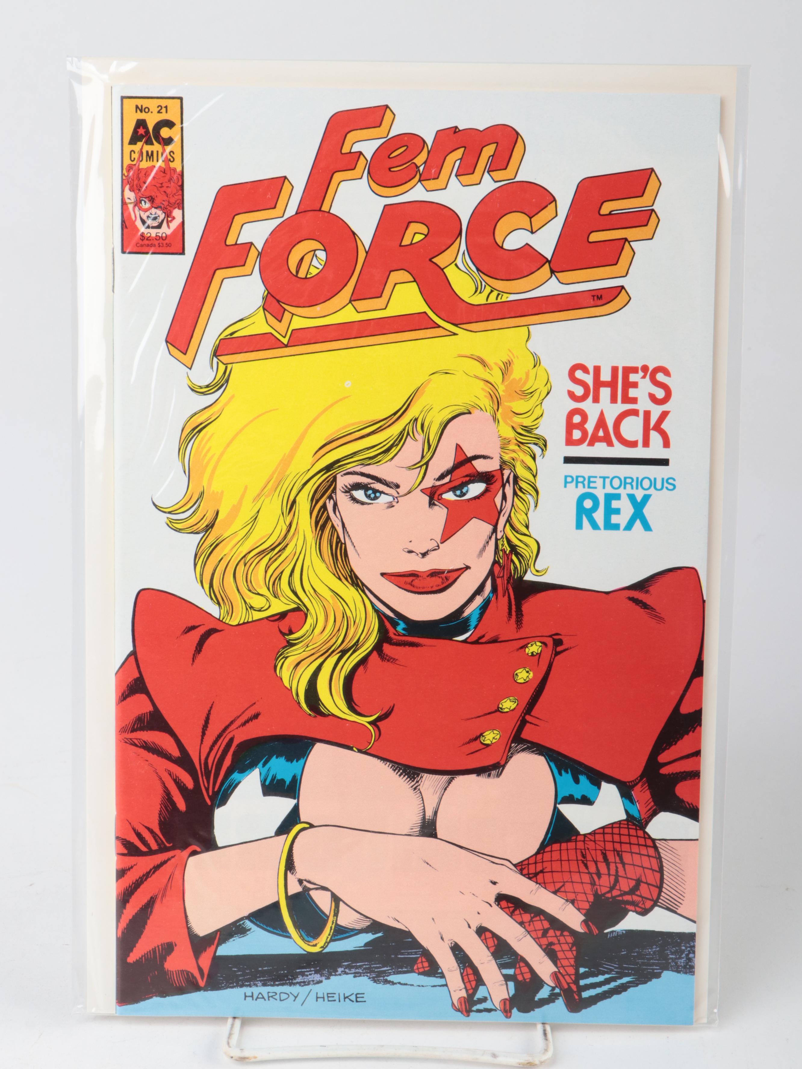 Modern Age "Fem Force", "The League of Champions", and More Comic Books