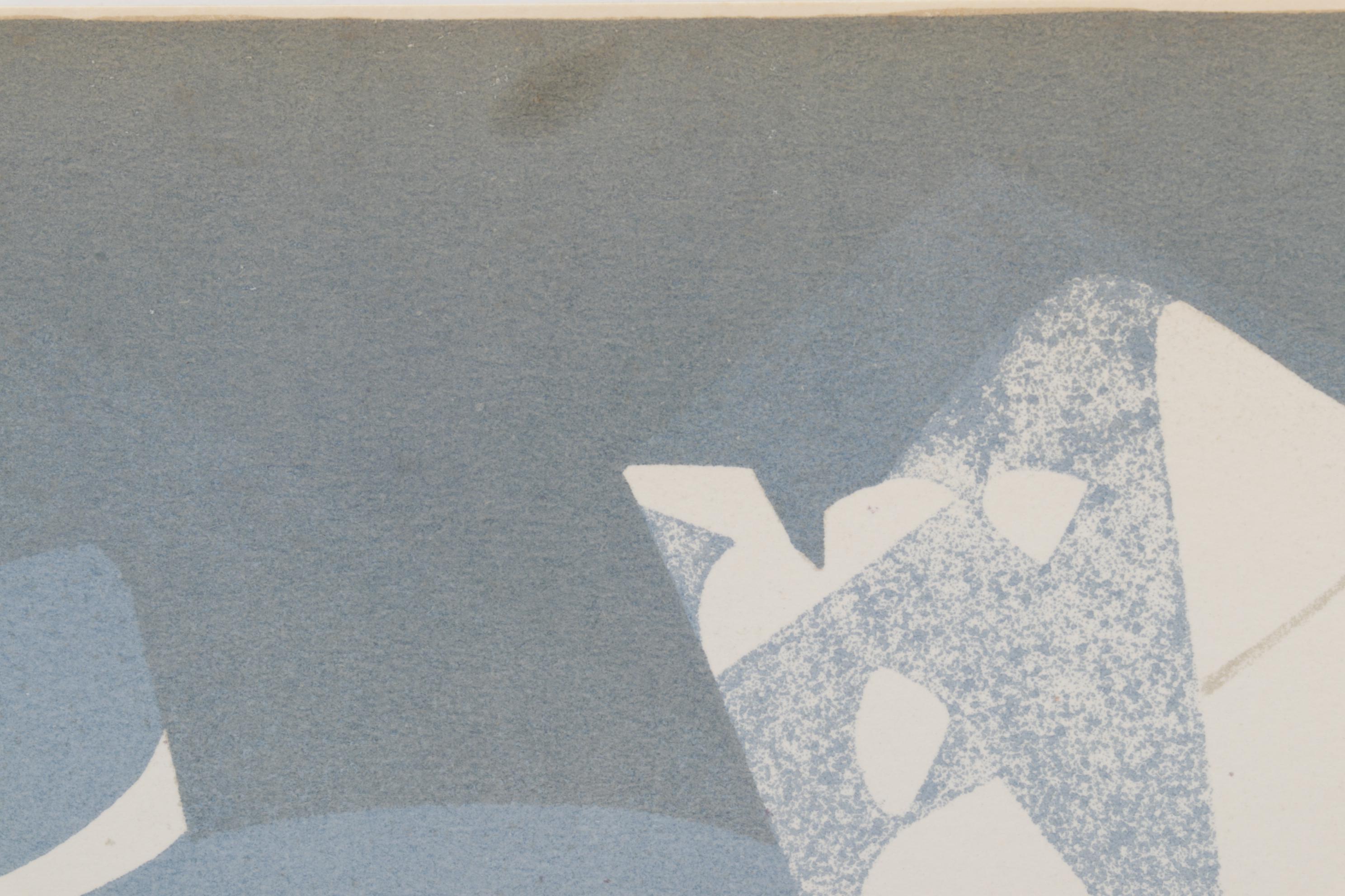 André Beaudin Color Lithograph From "André Beaudin," 1961