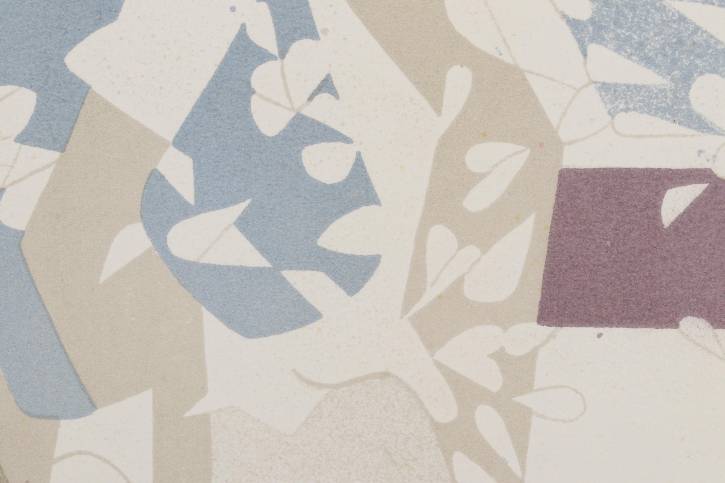 André Beaudin Color Lithograph From "André Beaudin," 1961