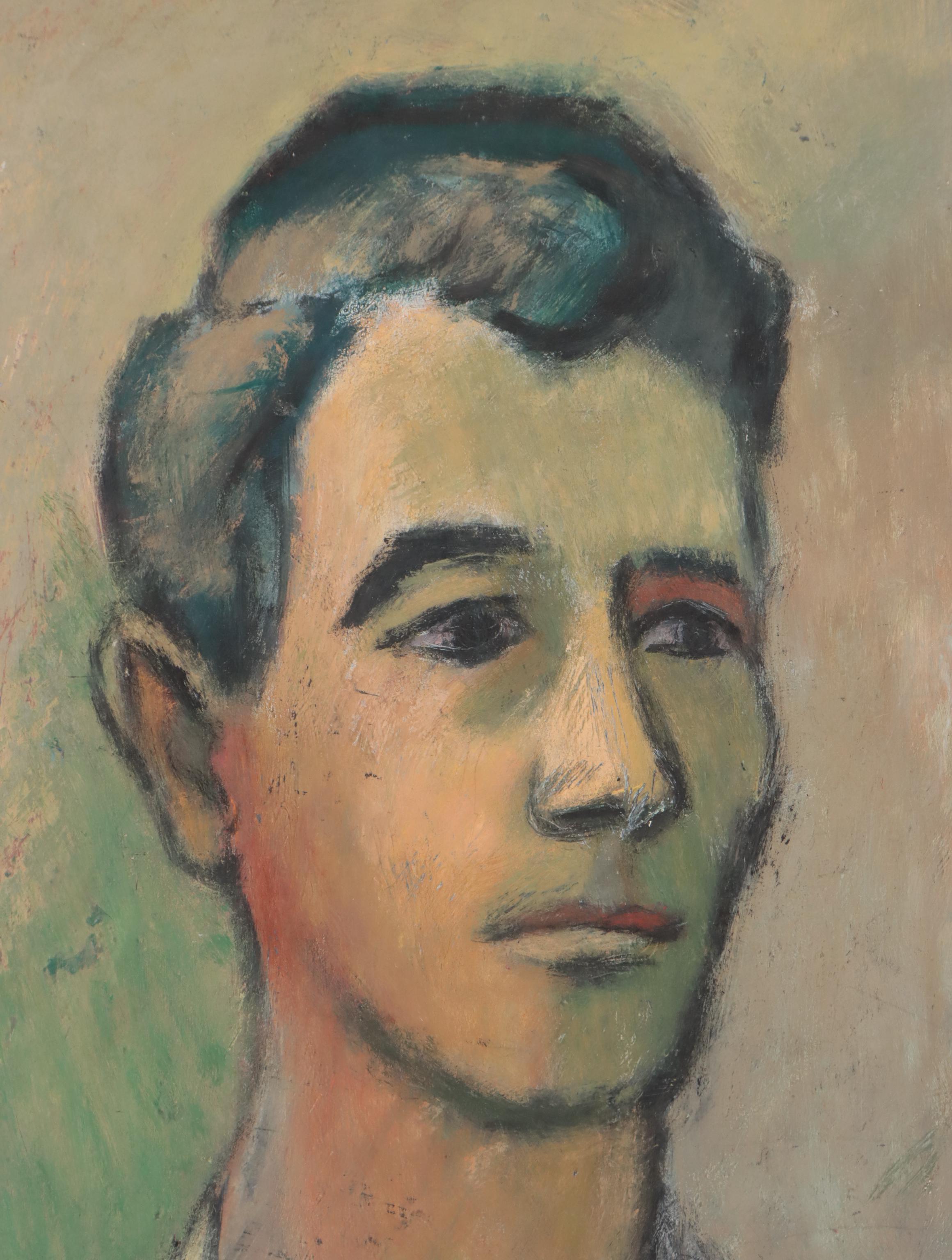 Portrait Oil Painting, Late 20th Century
