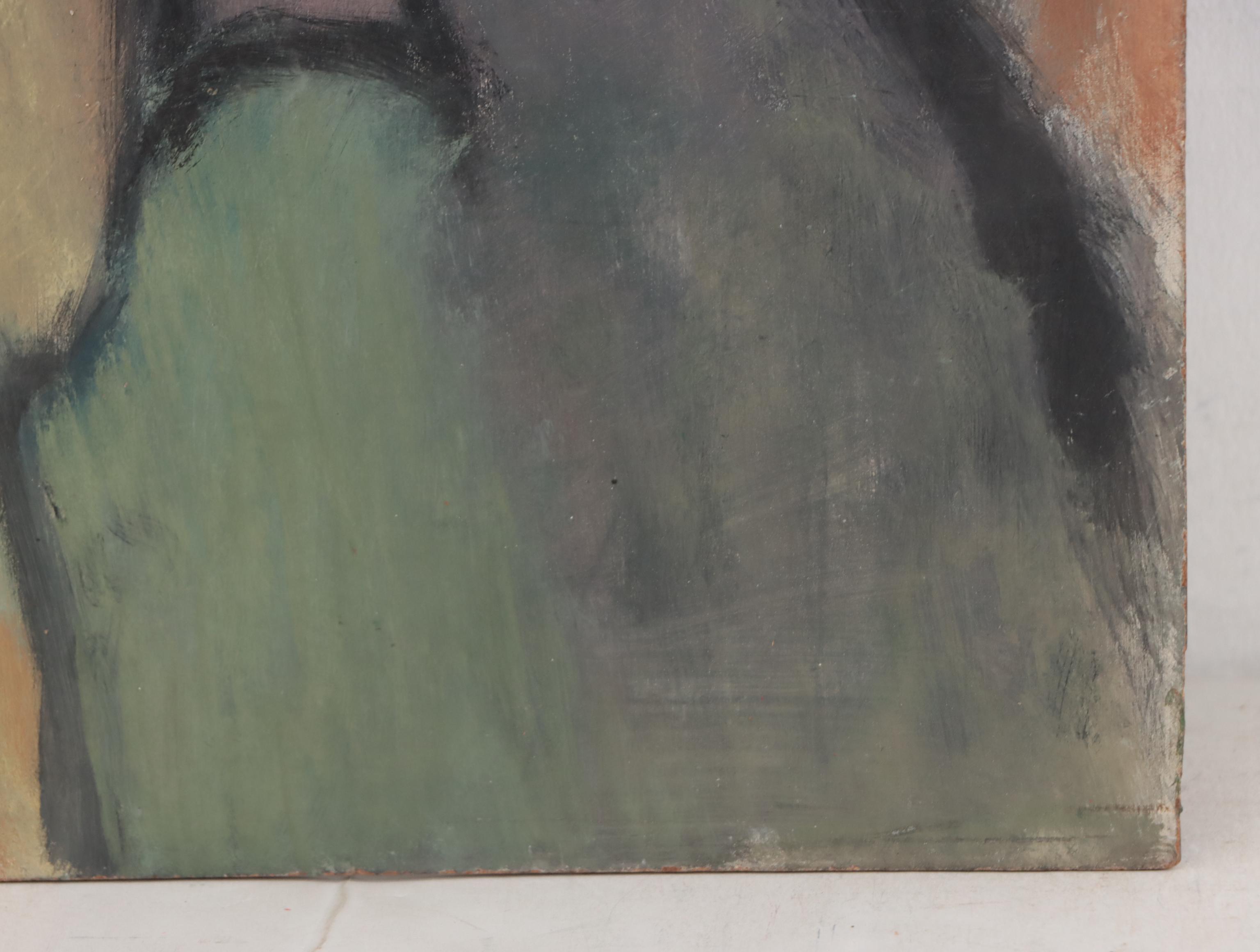 Portrait Oil Painting, Late 20th Century