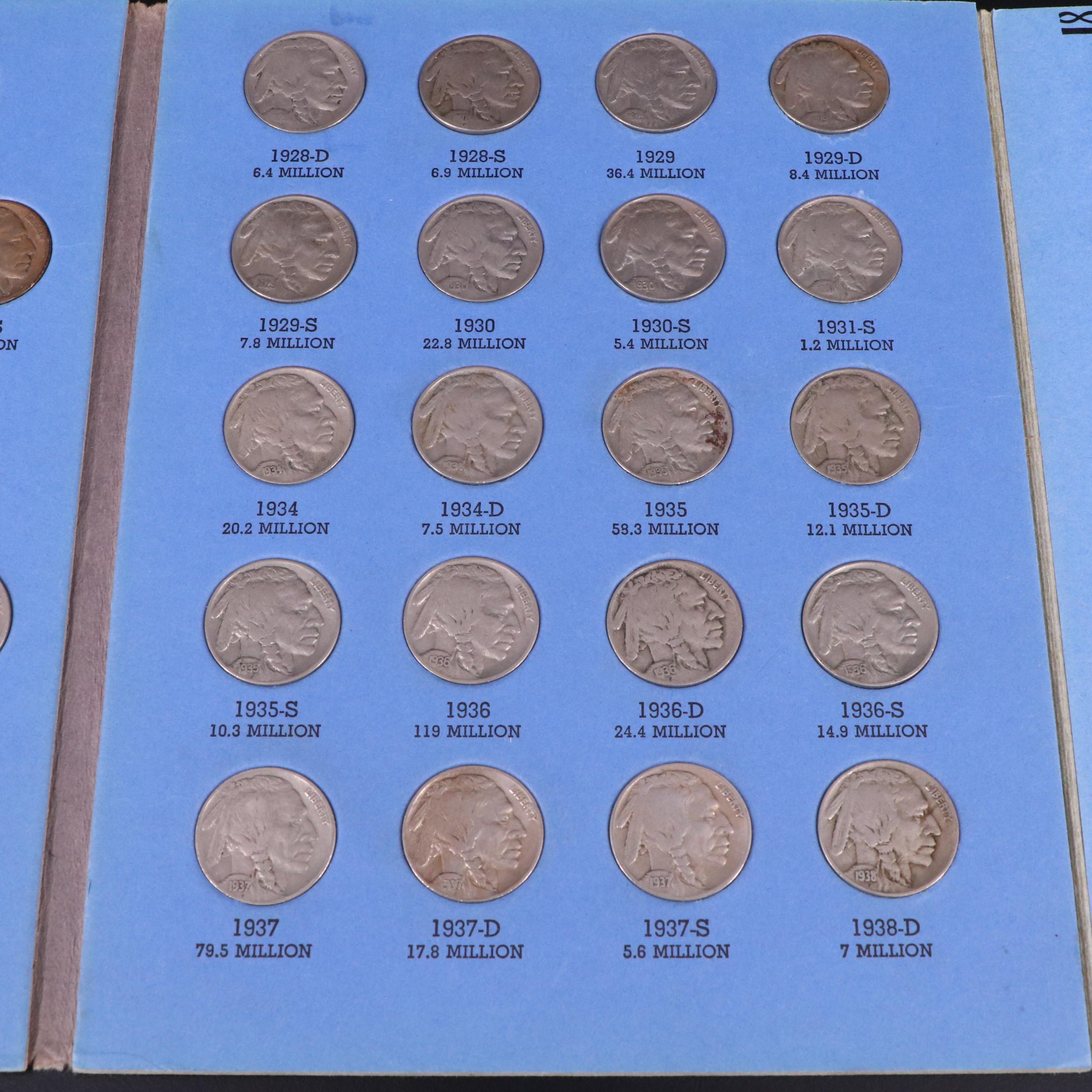 Complete Buffalo Nickel Collection