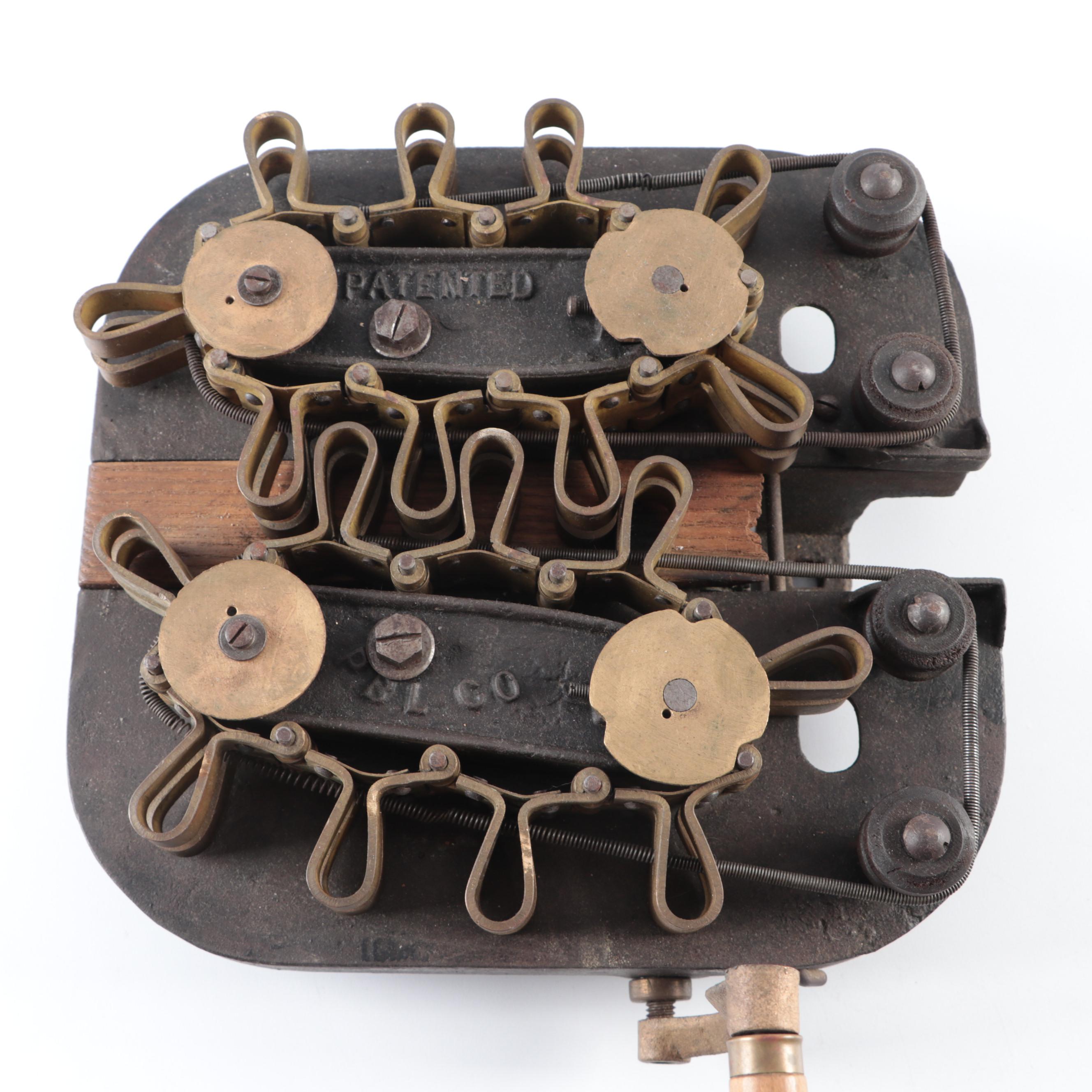 Antique Cast Iron Crimper, Late 19th Century