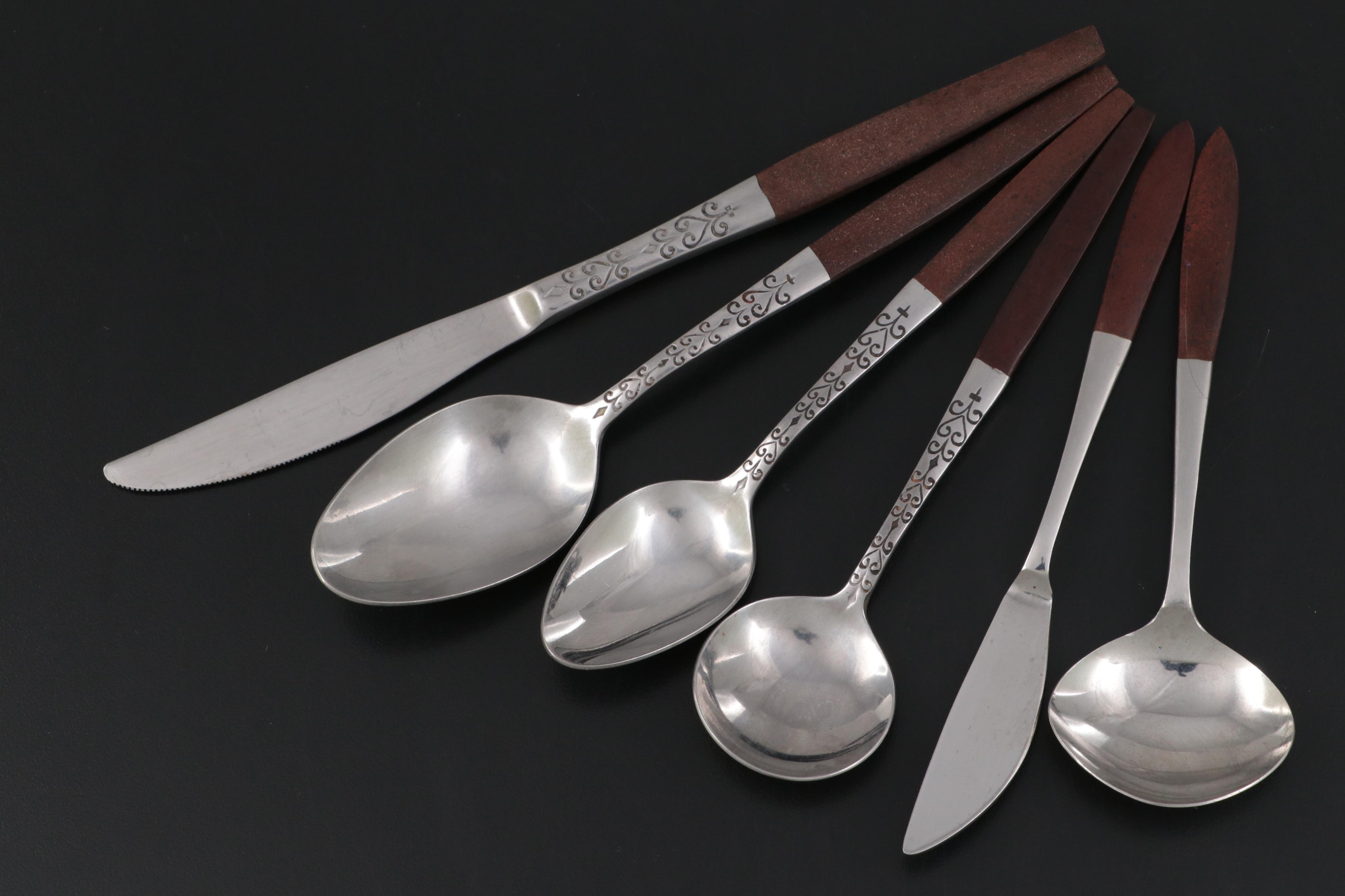 Mid Century Interpur Japan Stainless Steel Flatware