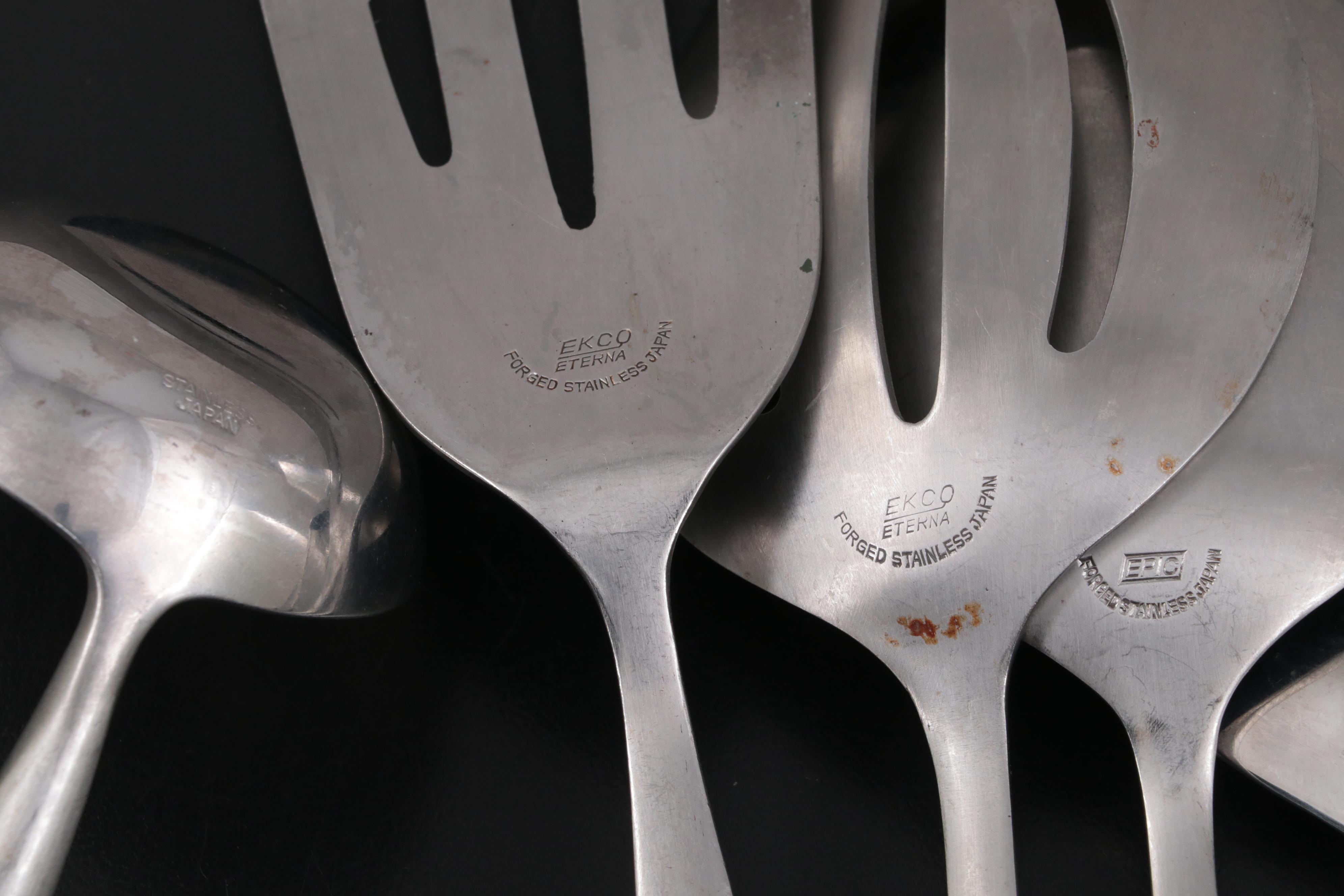 Mid Century Interpur Japan Stainless Steel Flatware