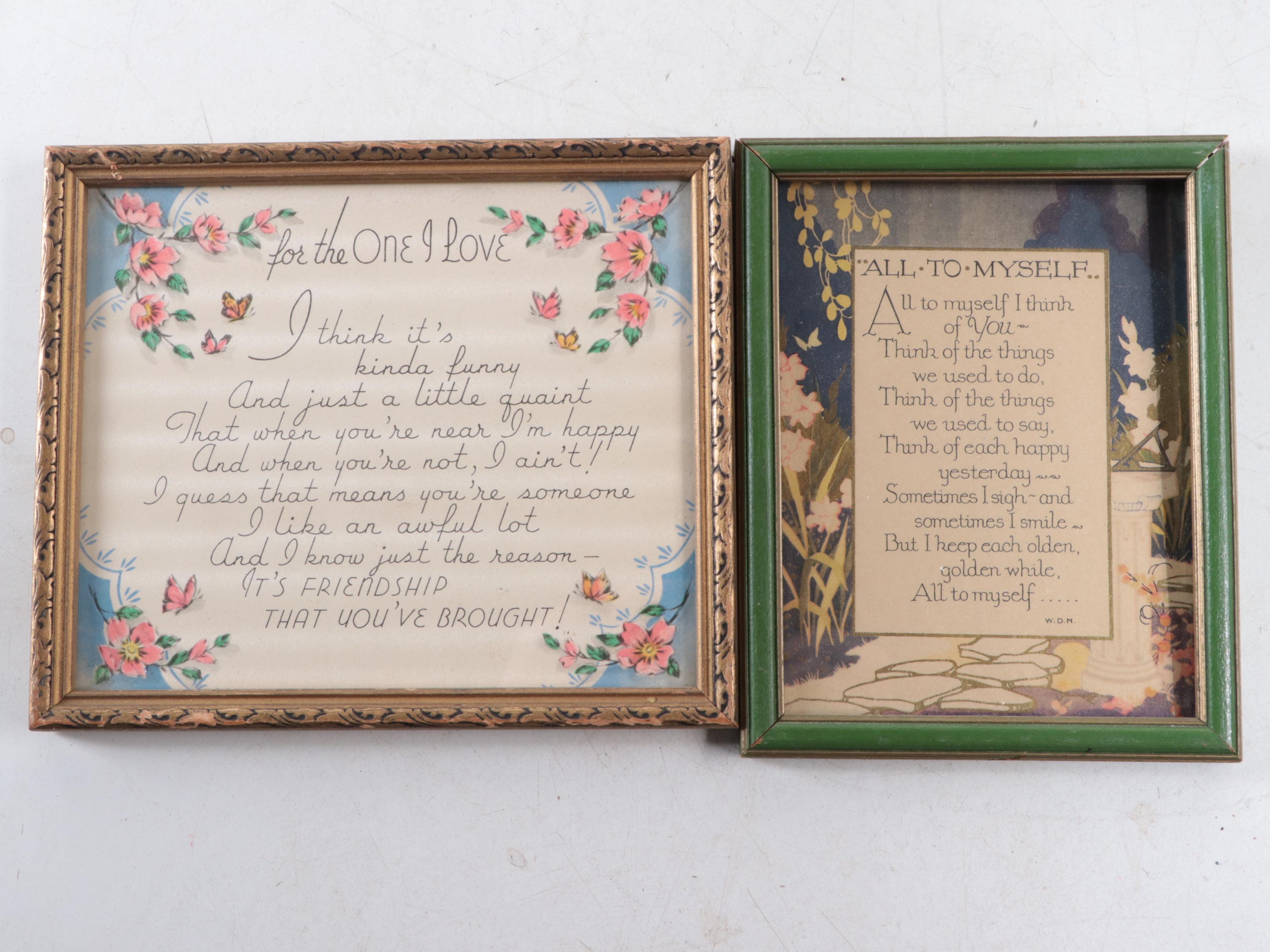 Art Deco Wood Swivel Frame Stand with N.A.N.Co. Metal Plaque and More