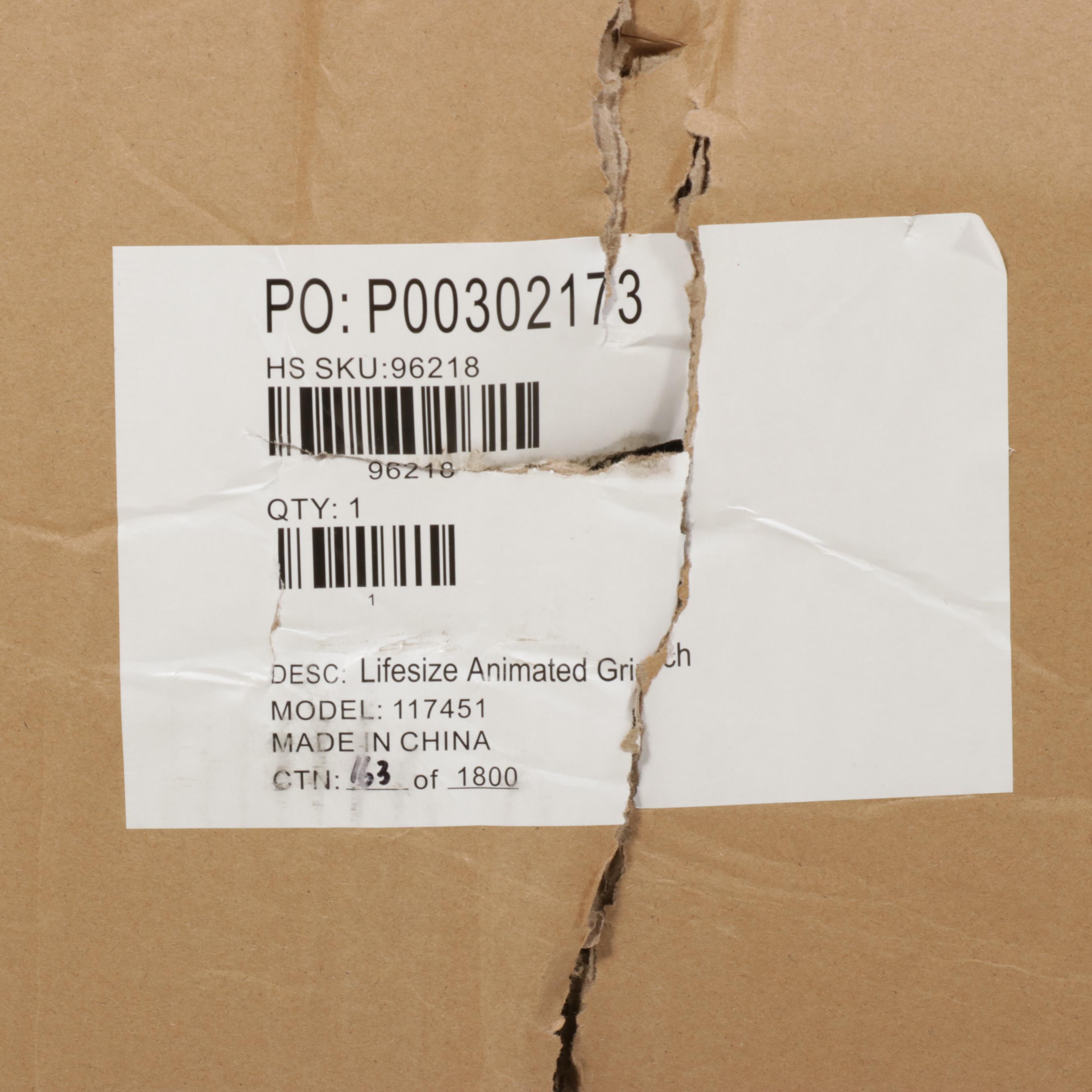 Life Size Animated Grinch Figure