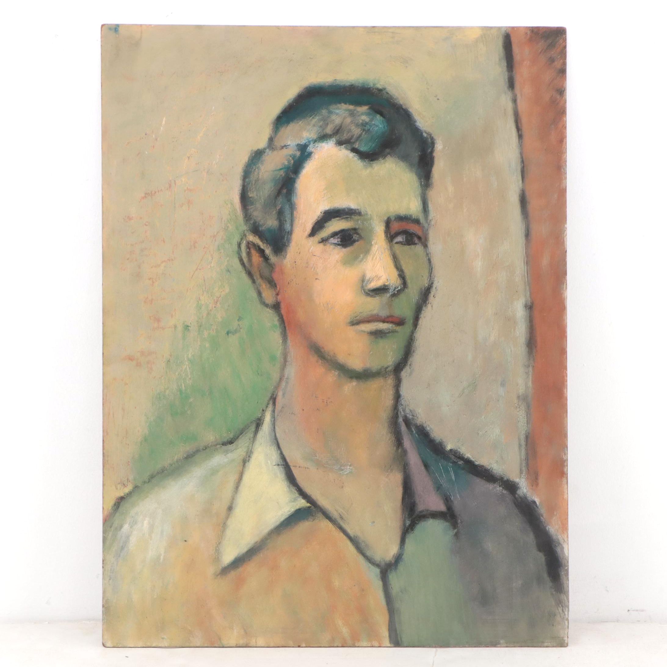 Portrait Oil Painting, Late 20th Century