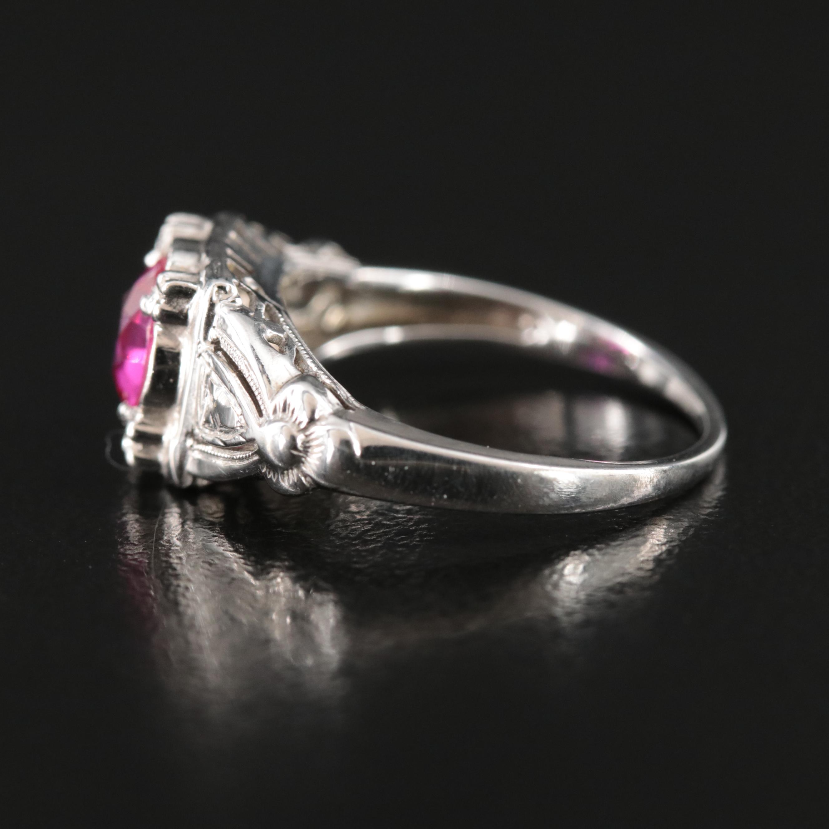 Vintage 18K Ruby Ring