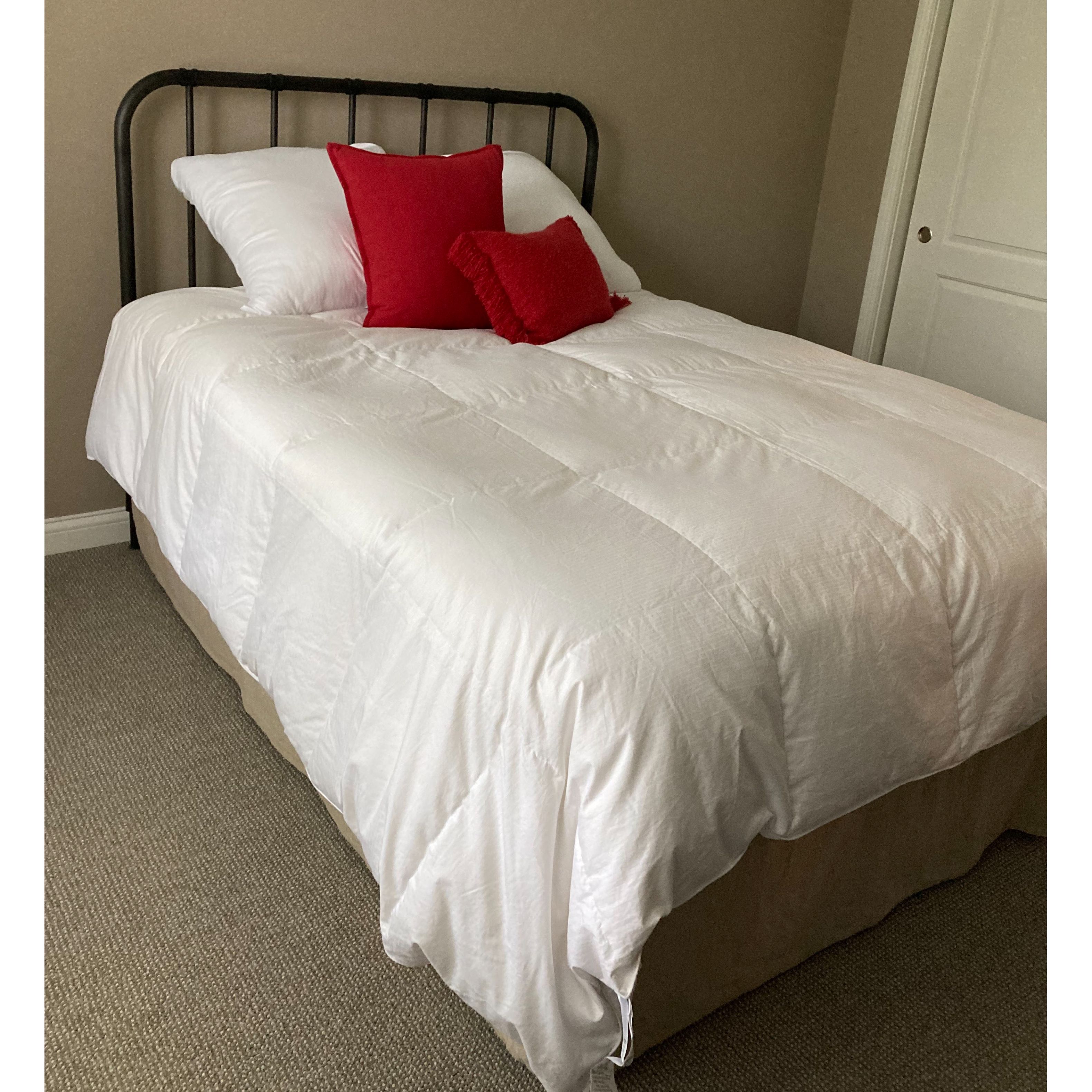 Matte Black Iron Queen Headboard