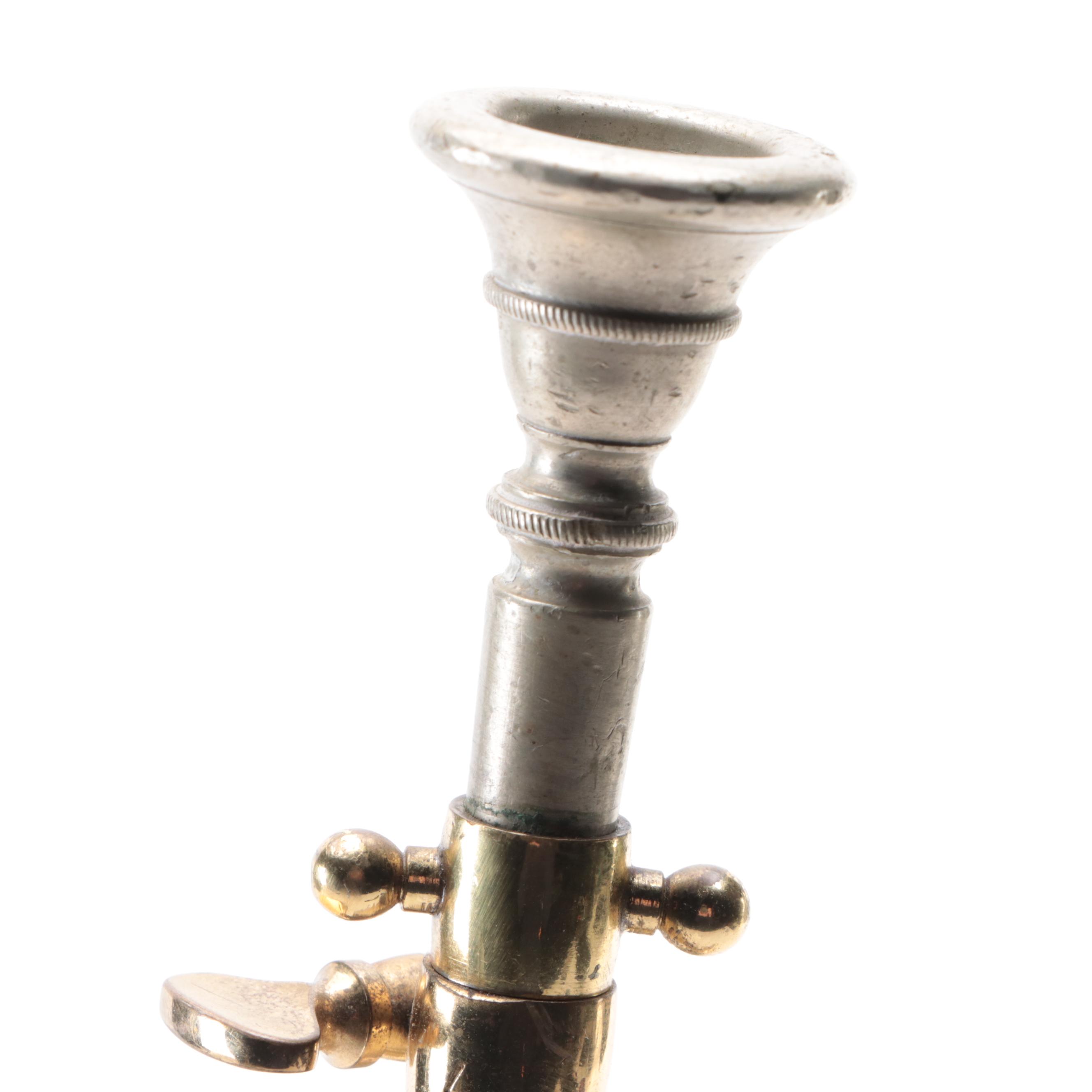 Couesnon Brass Piccolo Trumpet with Mother-of-Pearl Inlay Valves
