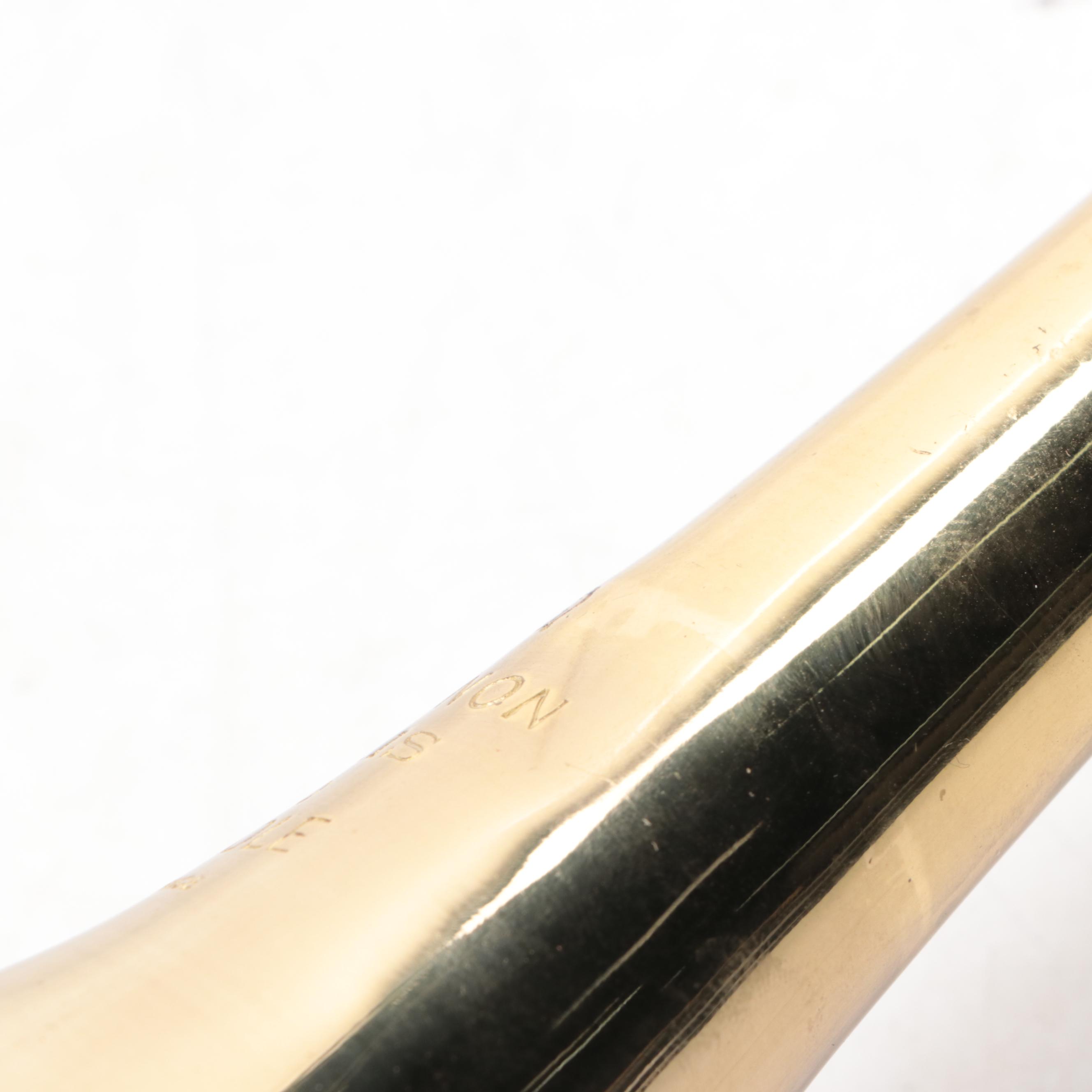 Couesnon Brass Piccolo Trumpet with Mother-of-Pearl Inlay Valves