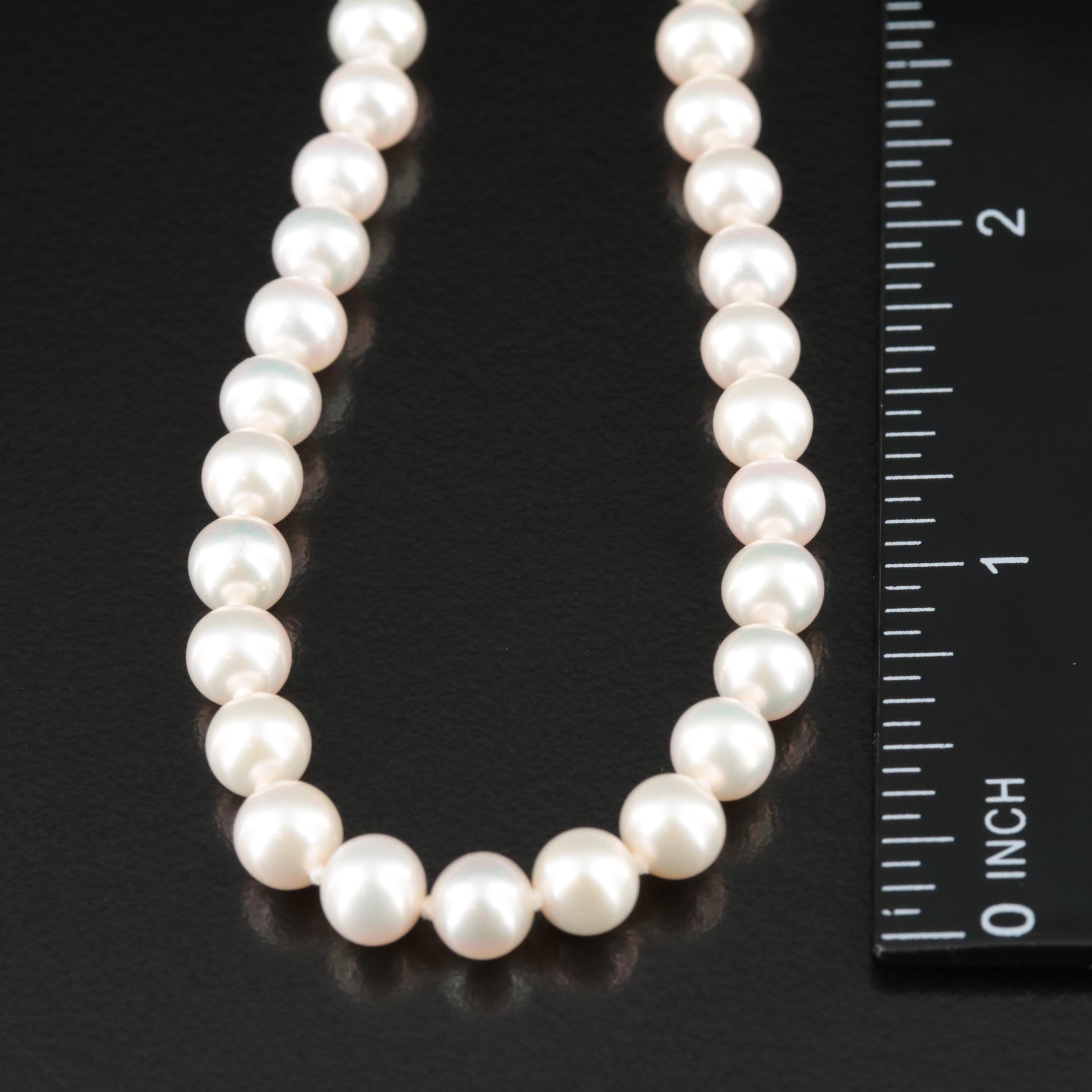 Sterling Sea Magic by Mikimoto Pearl Necklace