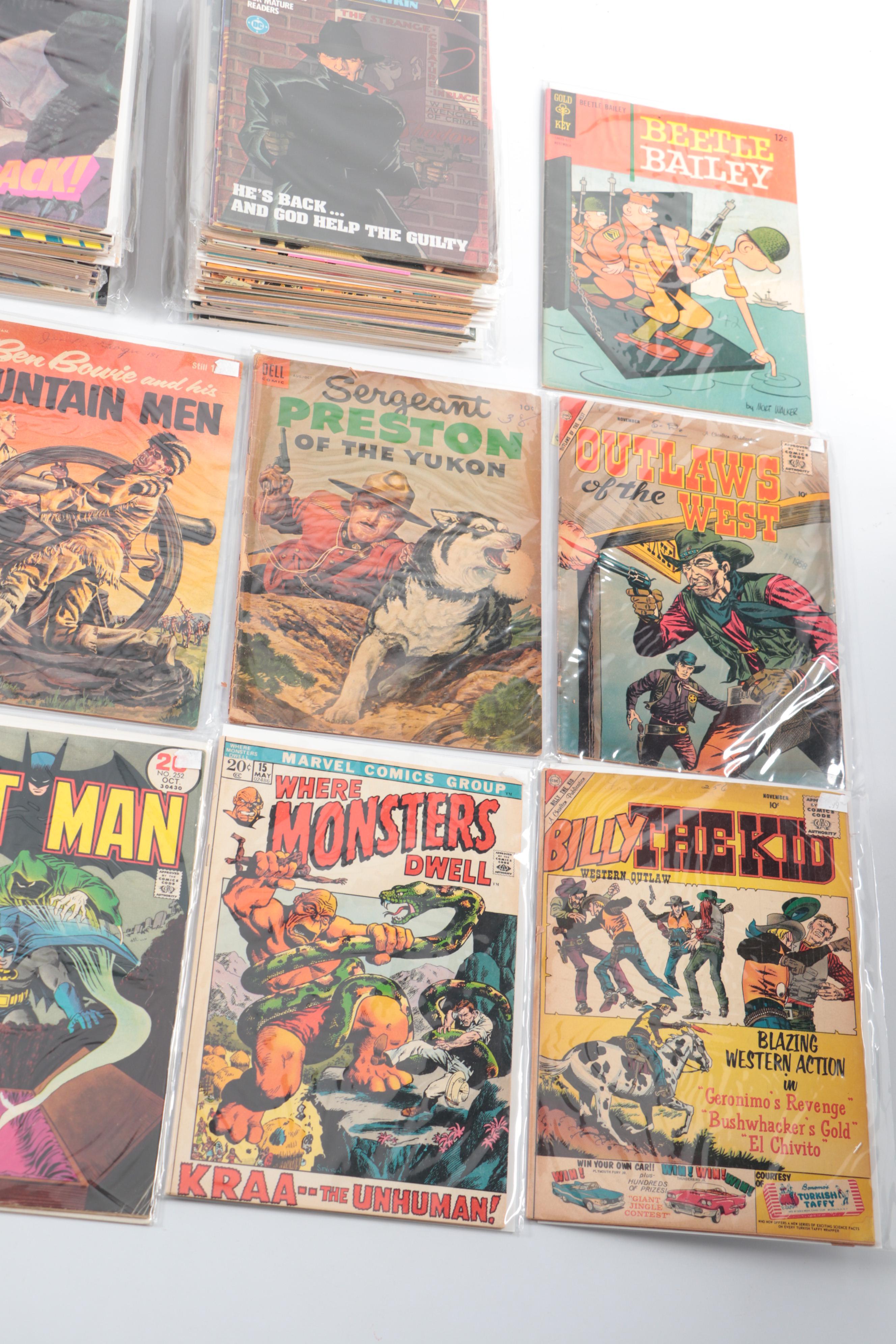 Golden-Modern Age Comic Books Featuring 'Batman", "The Fantastic Four" and More