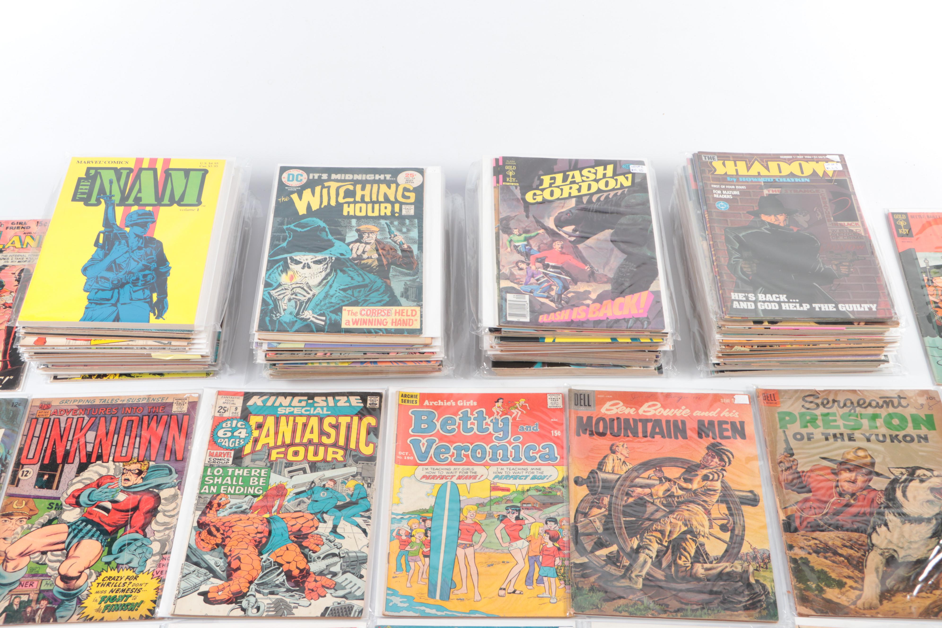 Golden-Modern Age Comic Books Featuring 'Batman", "The Fantastic Four" and More