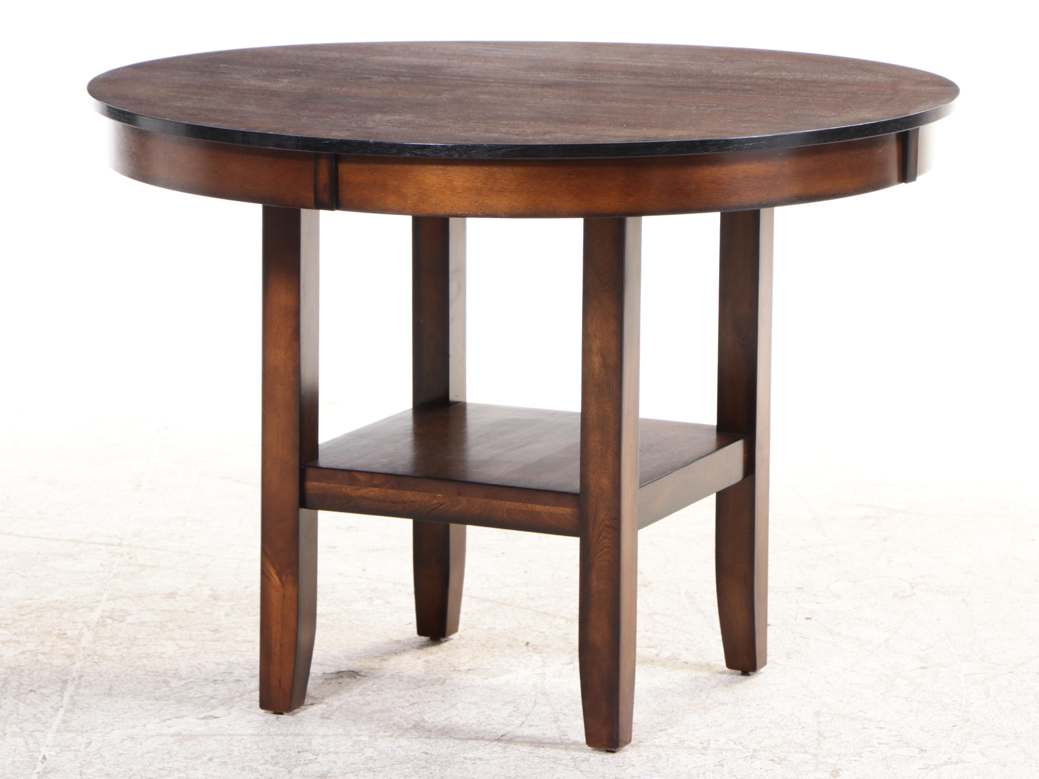 Five-Piece Standard Furniture Hardwood Dining Set