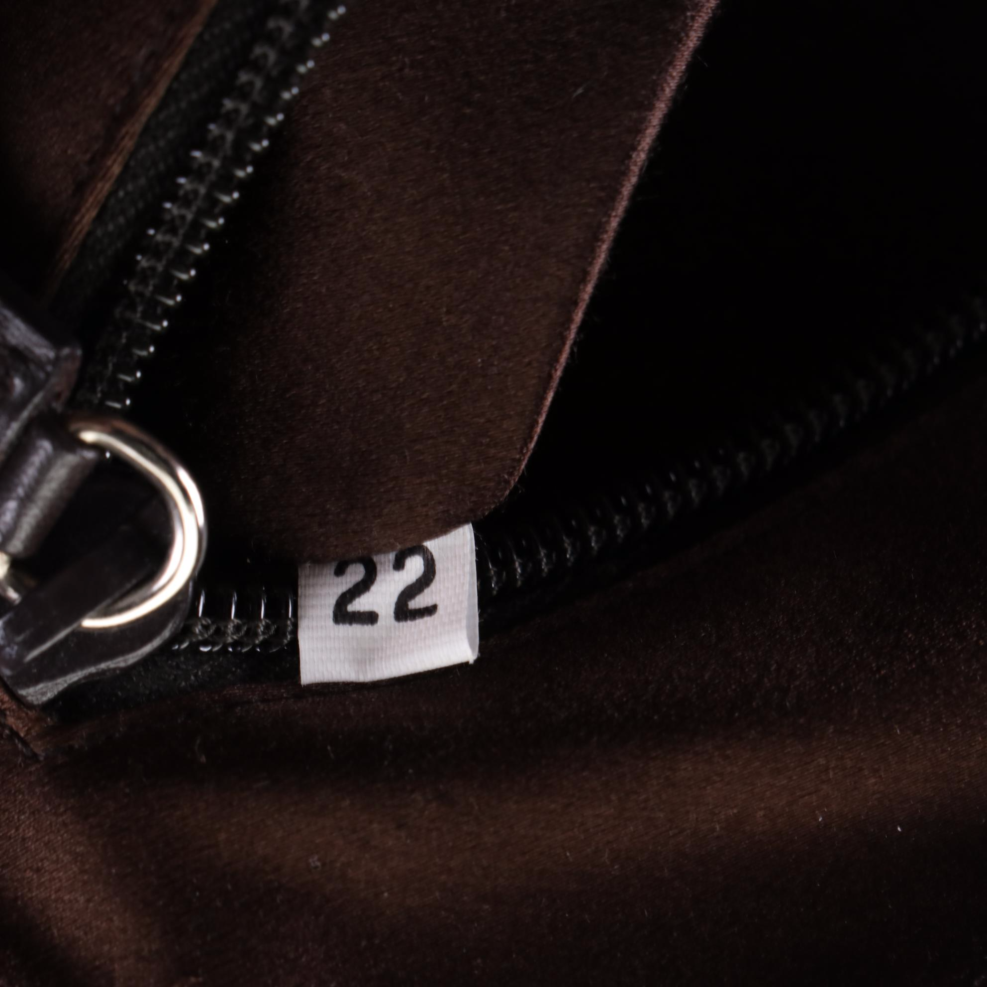 Prada Canapa Domed Handbag in Canvas with Ostrich Leather Trim