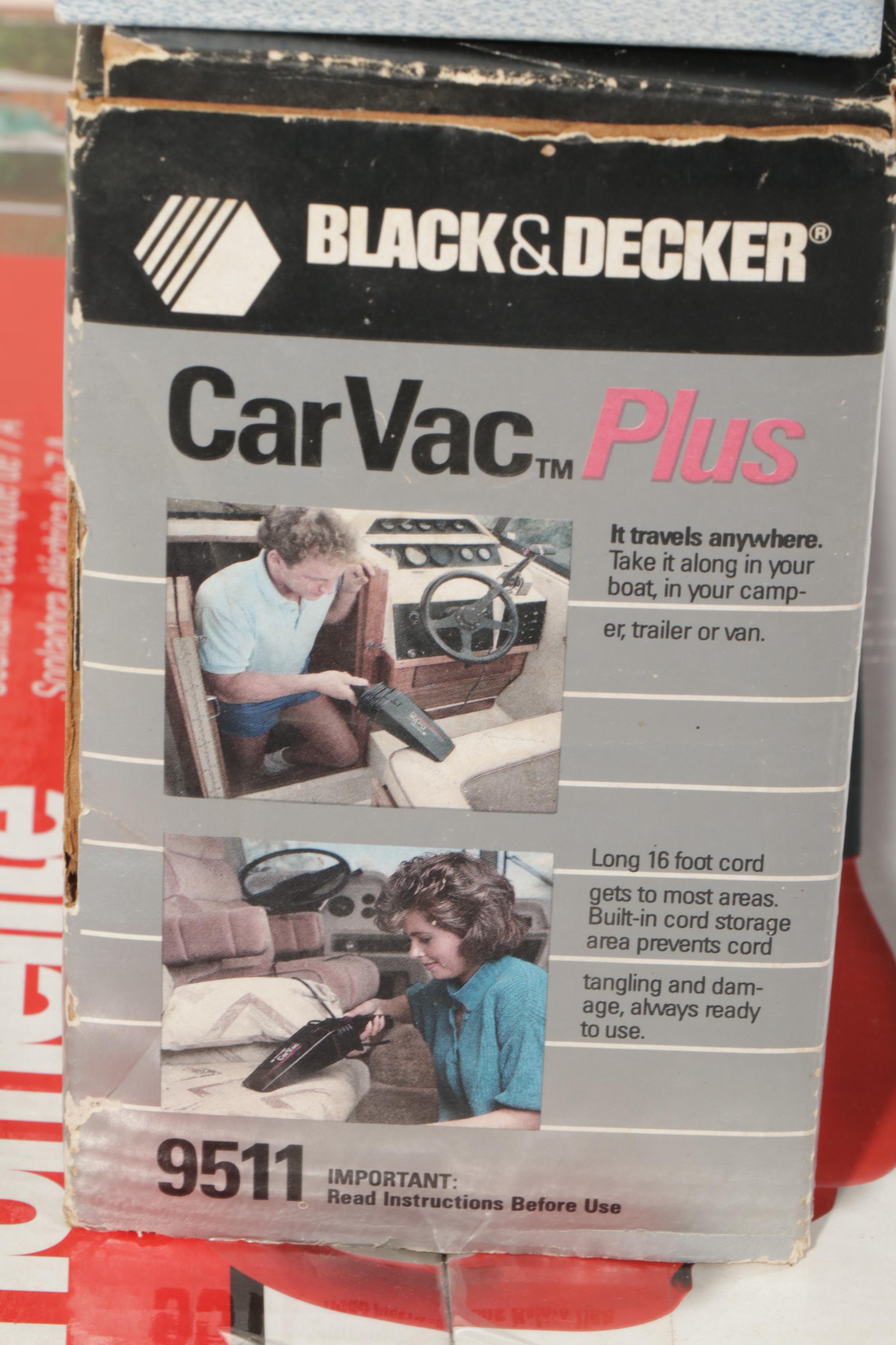 Hoover Spirit Vacuum, Black + Decker Car Vacuum, More Household Appliances