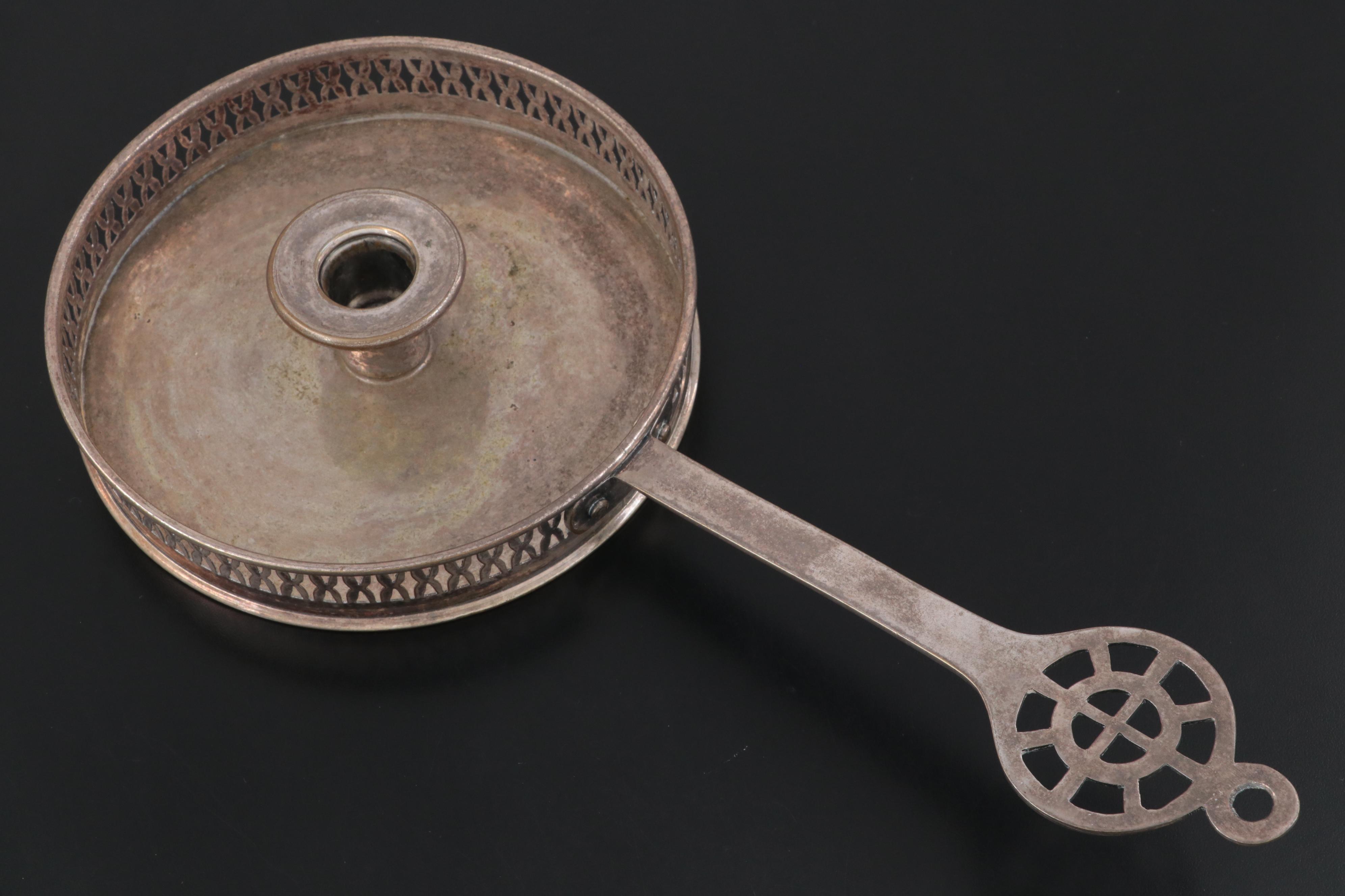 Silver Plate Chamberstick