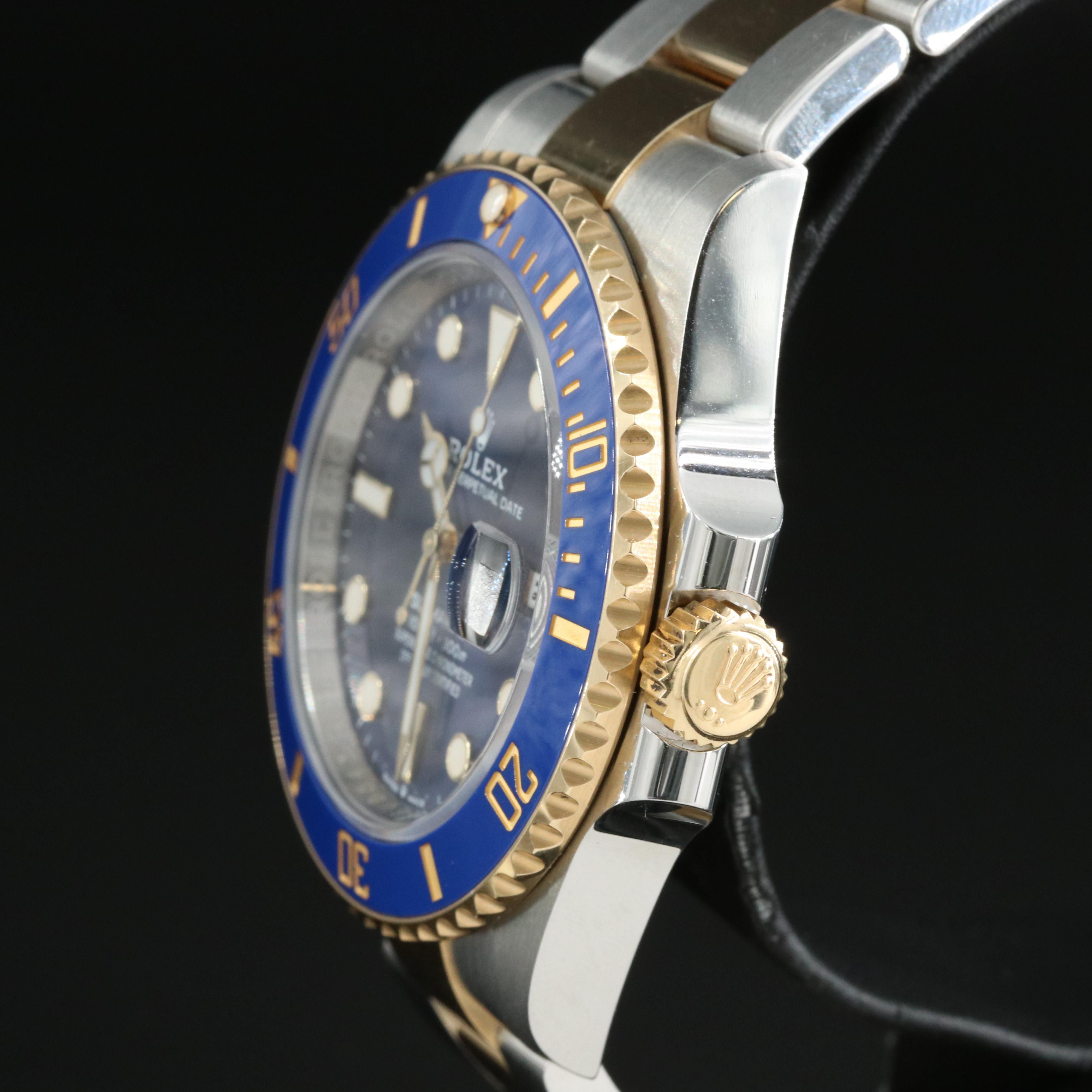 Rolex Submariner Date Blue Dial Watch