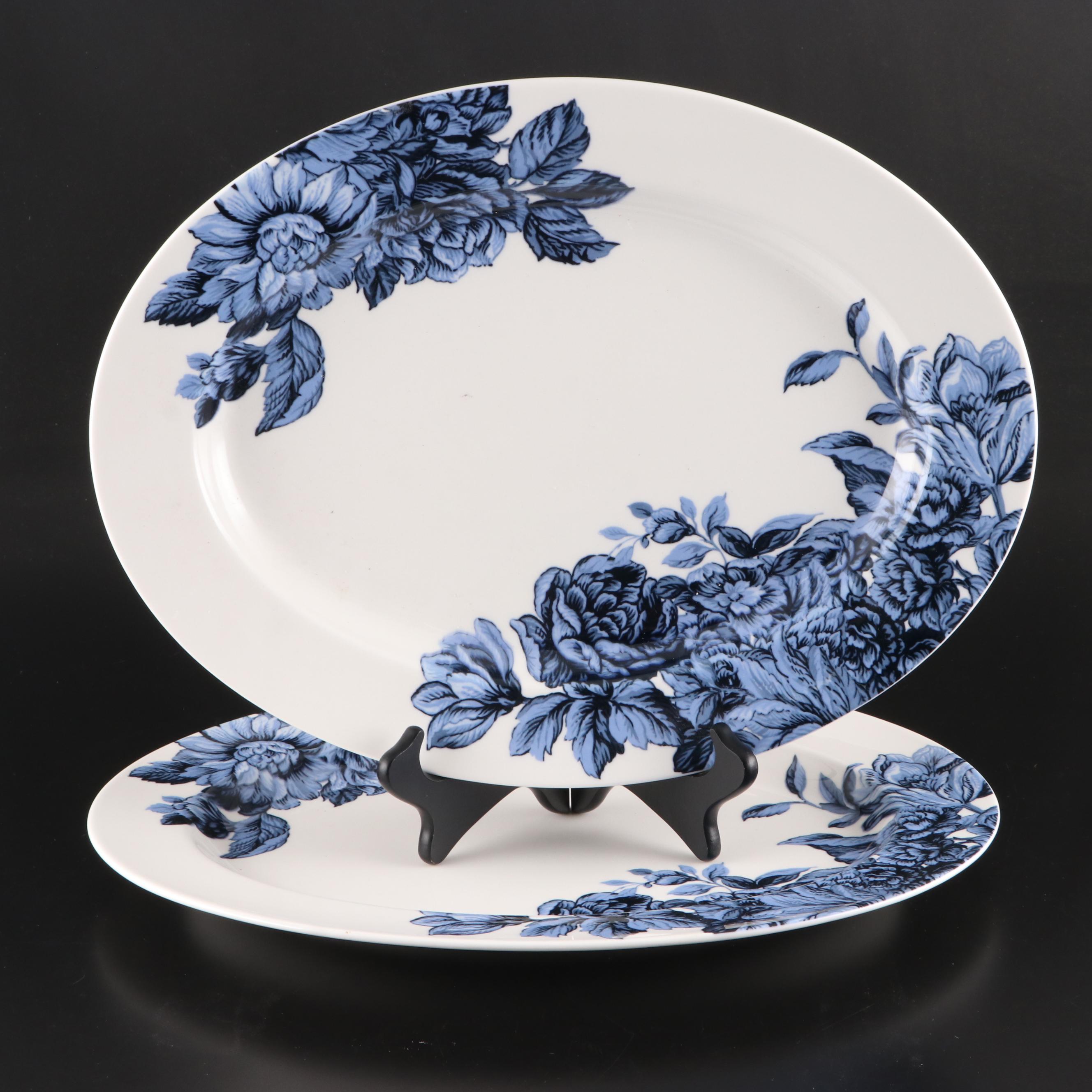 Marchesa by Lenox "Midnight Blue" Porcelain Platters, 2013–2015
