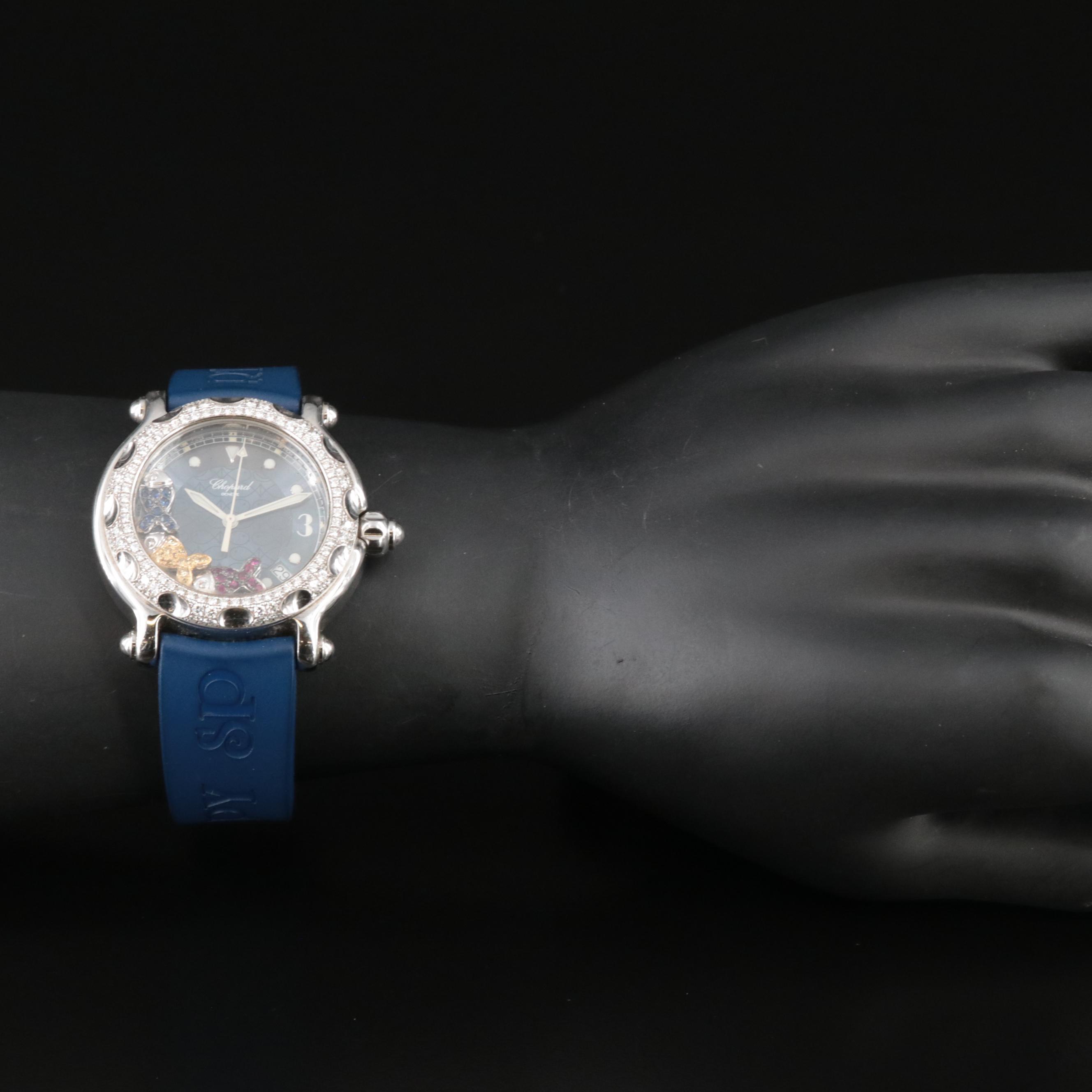 Chopard Happy Sport Diamond and Colored Gemstone Watch