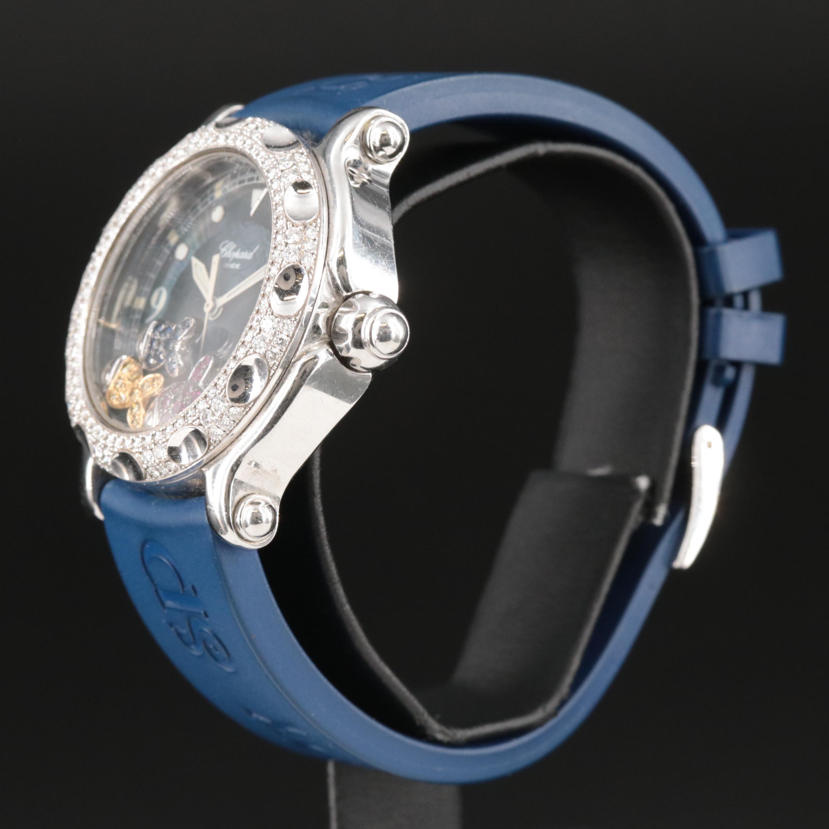 Chopard Happy Sport Diamond and Colored Gemstone Watch