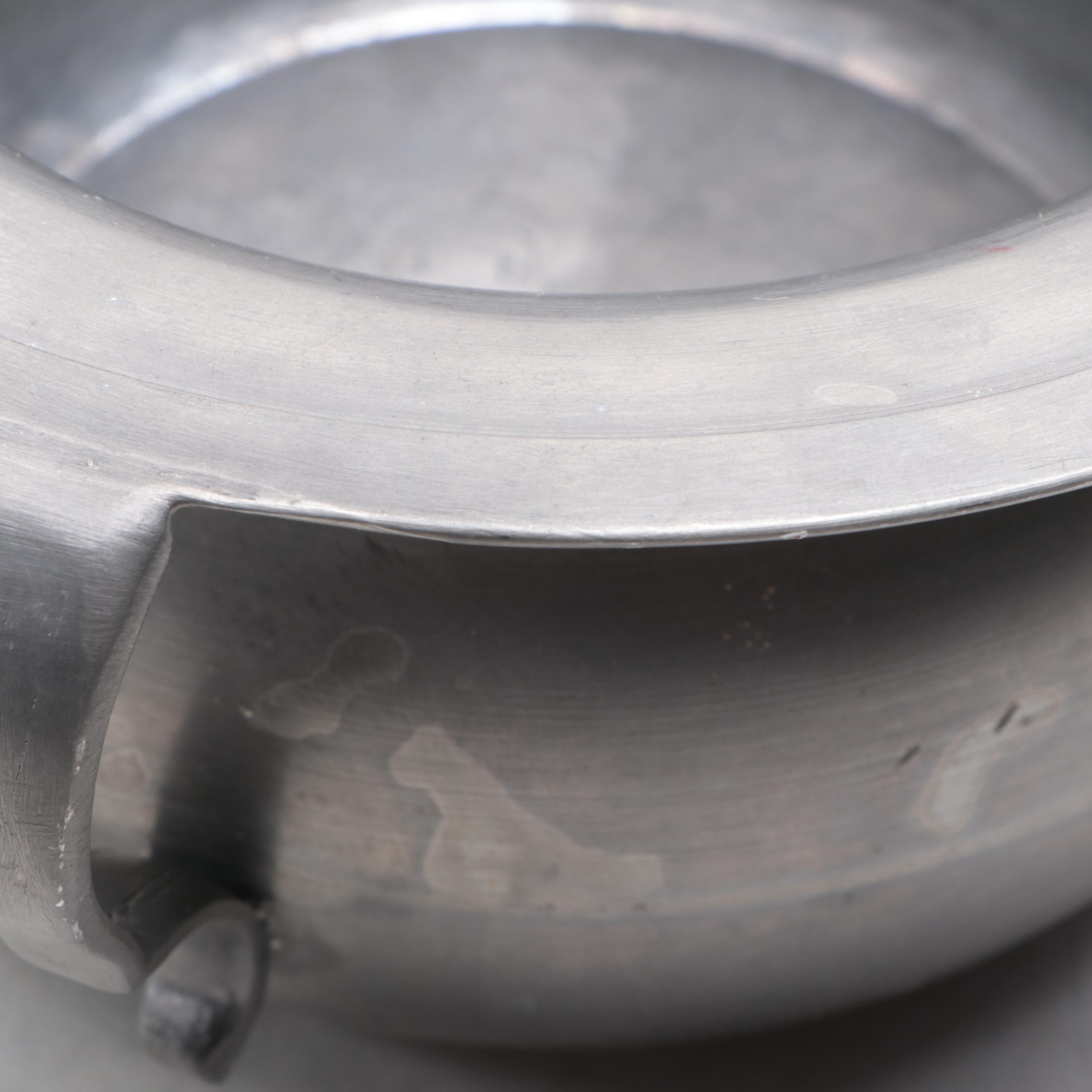 Pewter Chamber Pot, Late 19th/ Early 20th Century