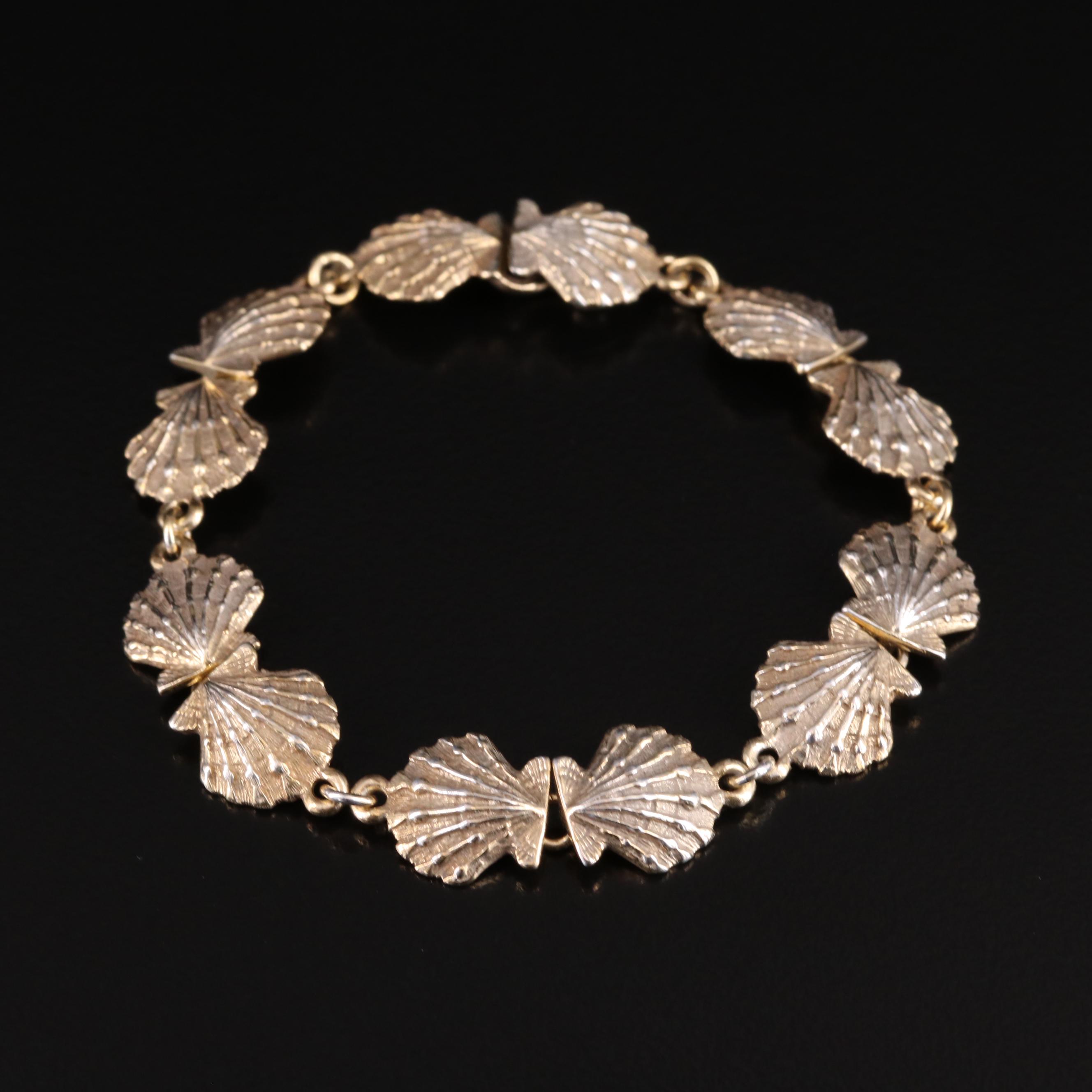 James Avery Sterling Sea Shell Bracelet