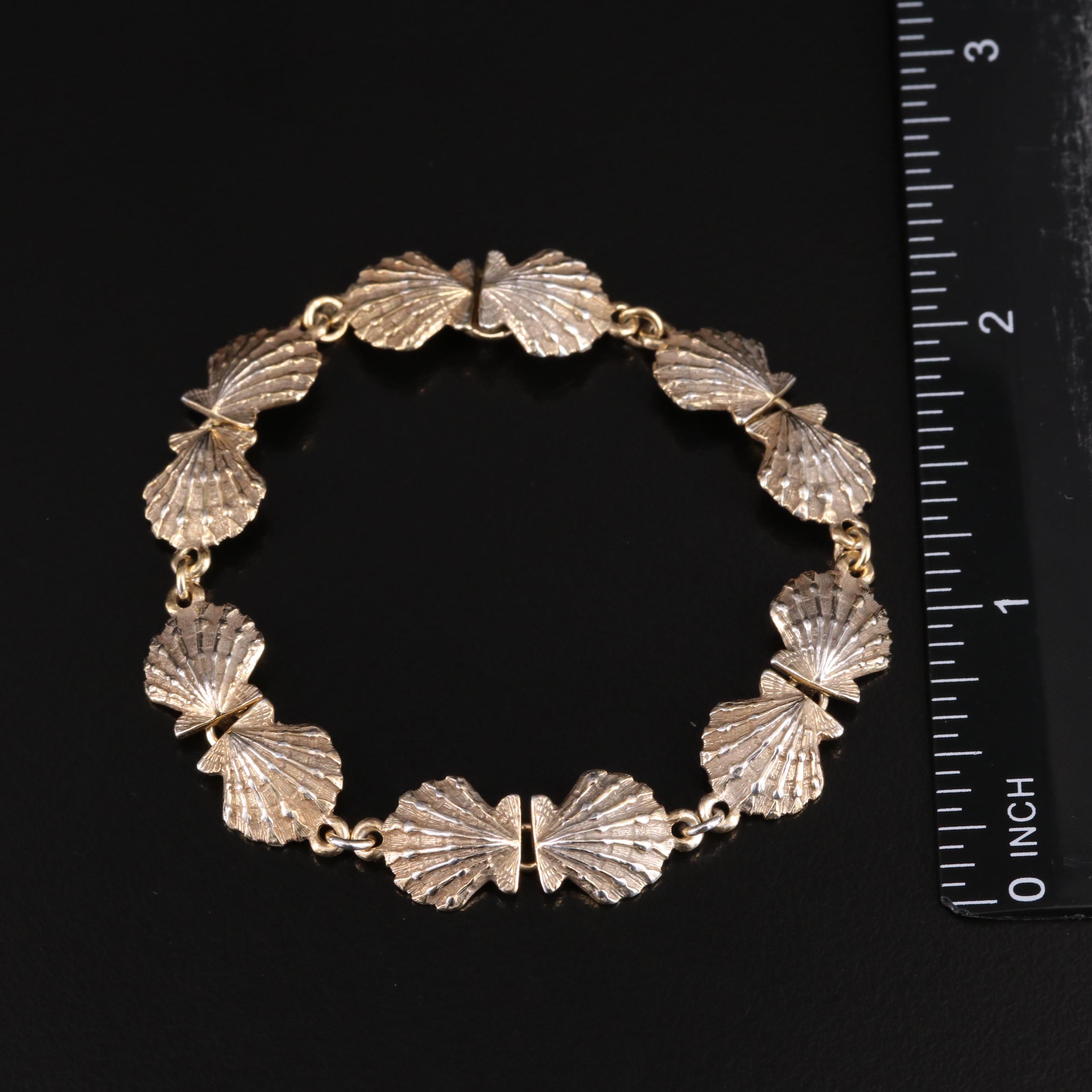 James Avery Sterling Sea Shell Bracelet