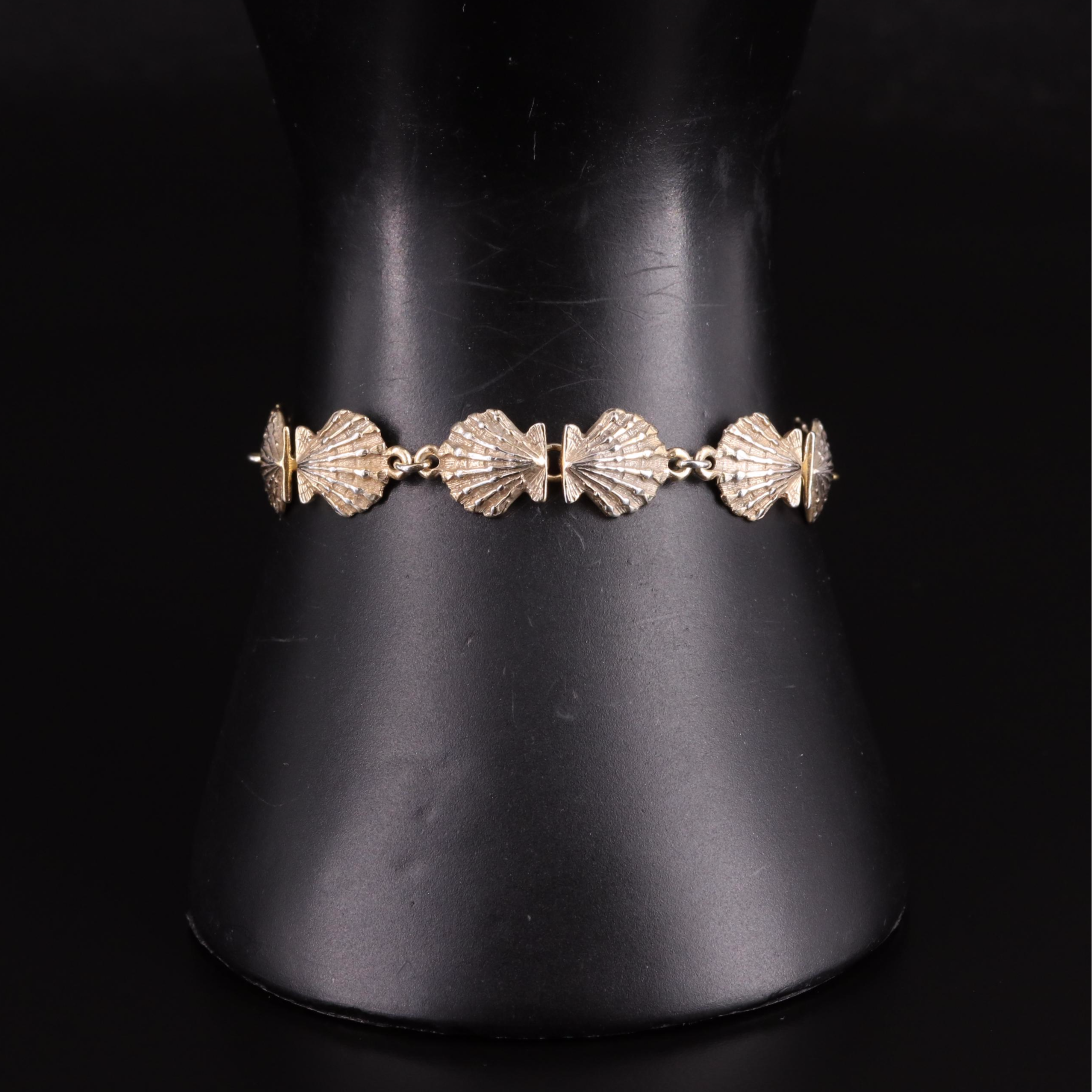 James Avery Sterling Sea Shell Bracelet