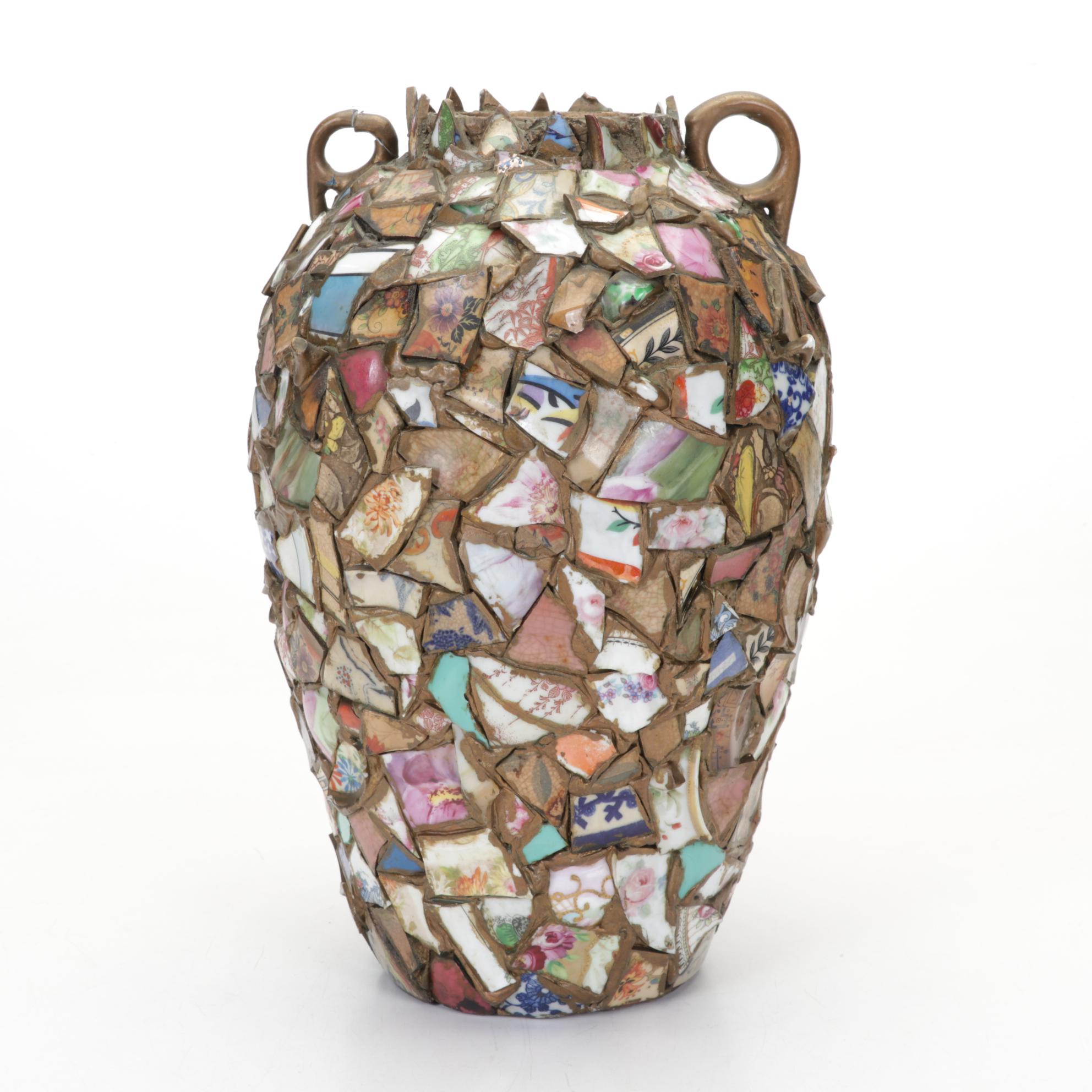 Memory Ware Pottery Shard Pot