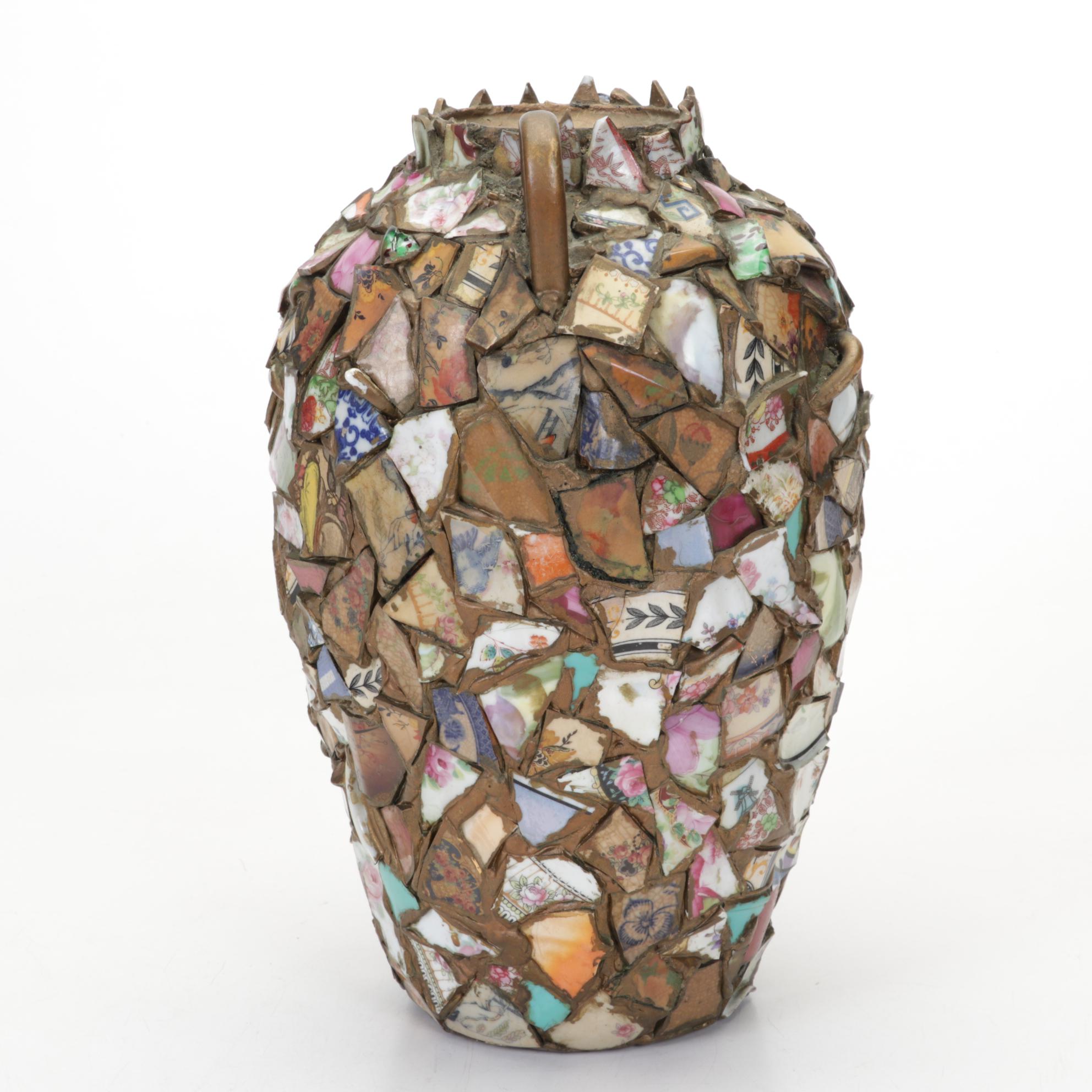 Memory Ware Pottery Shard Pot