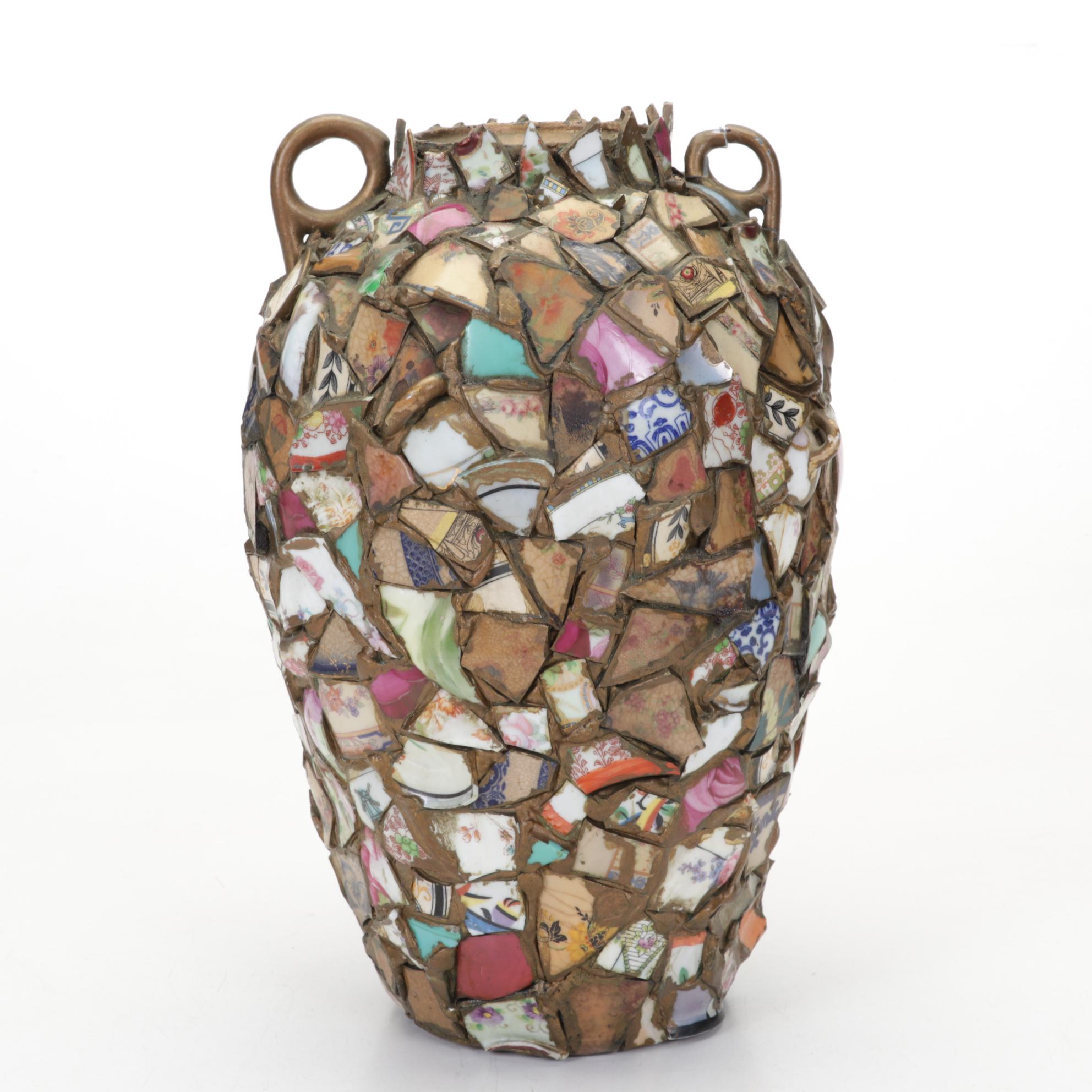 Memory Ware Pottery Shard Pot