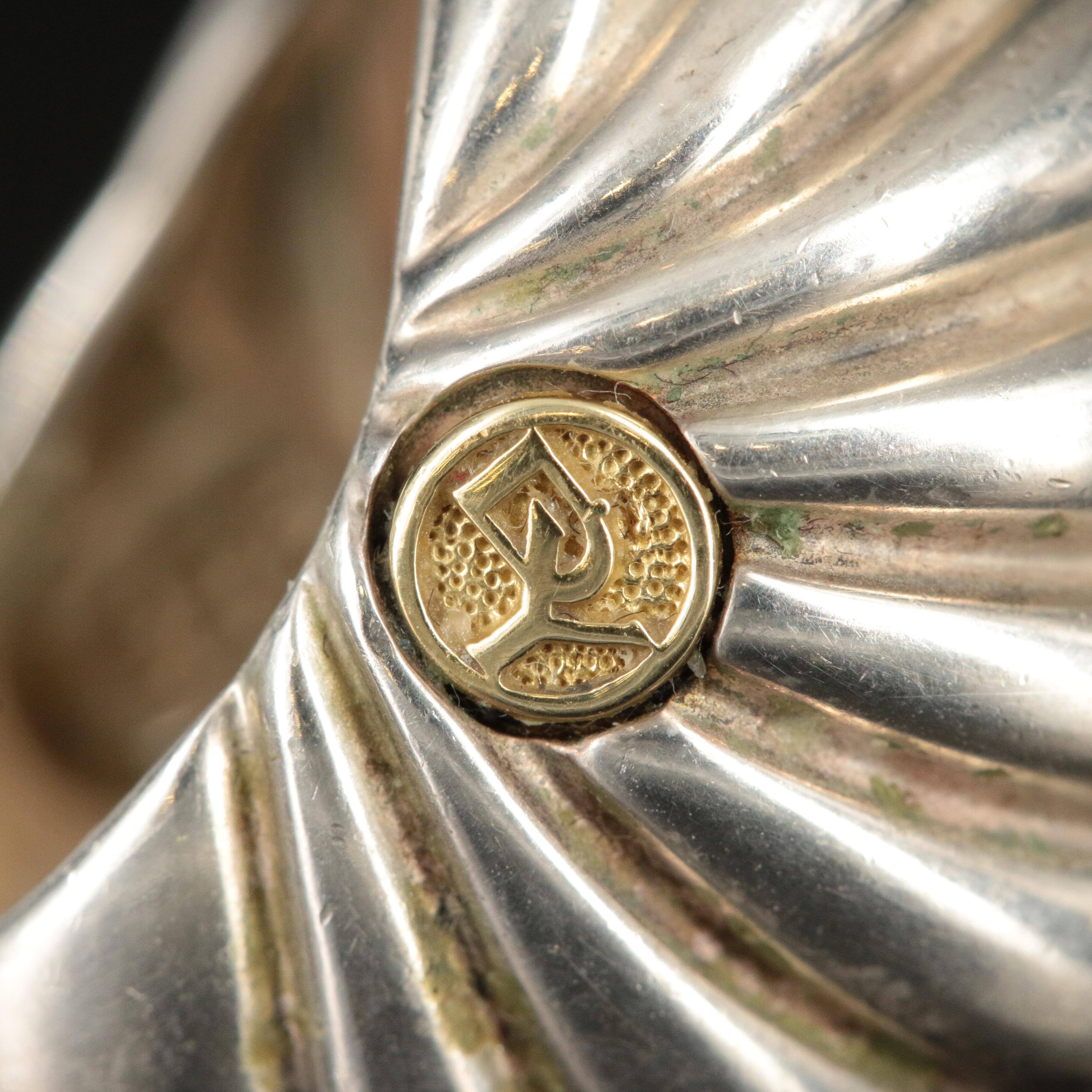 David Yurman "Sculpted Cable" Sterling Dome Ring