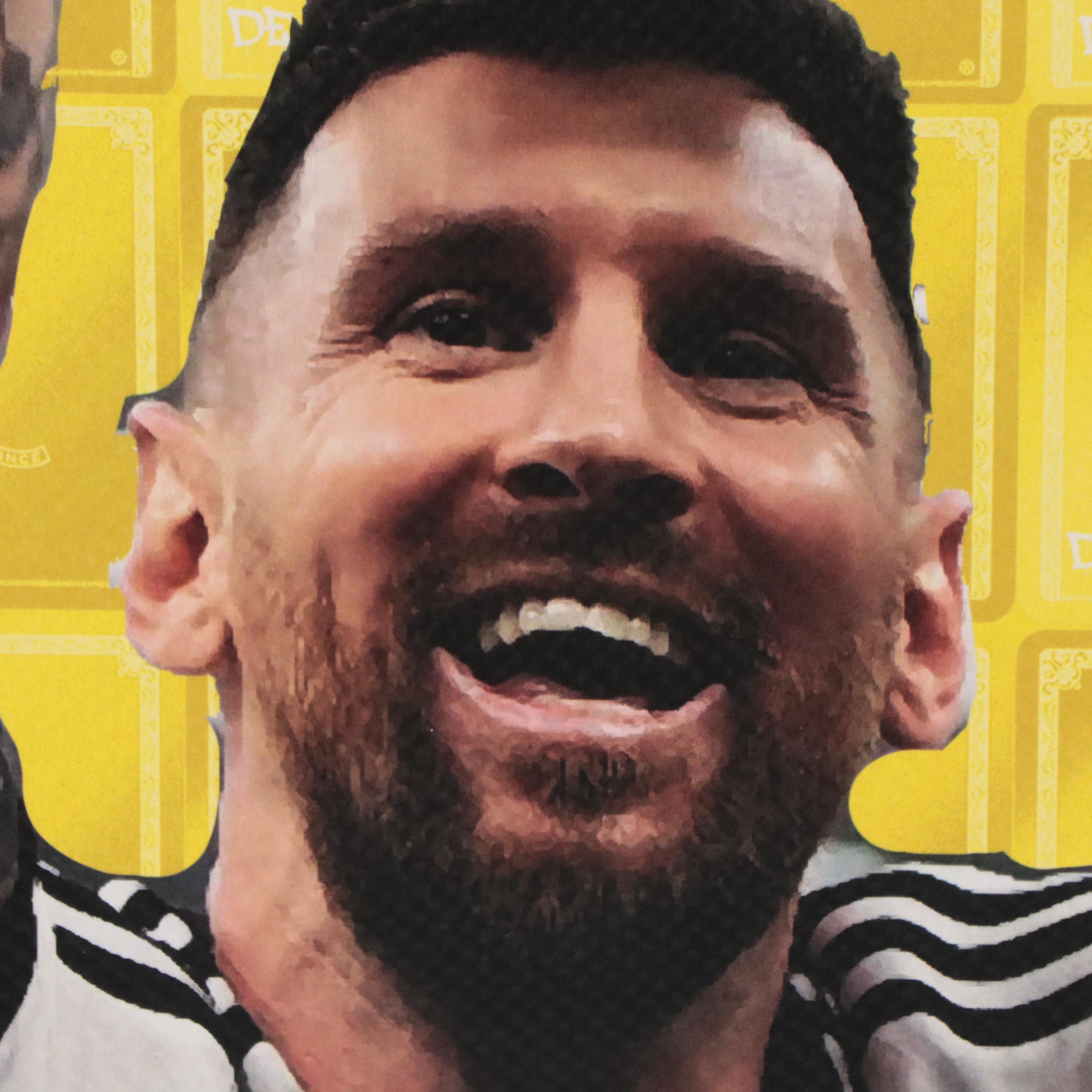 Death NYC Pop Art Offset Lithograph of Lionel Messi, 2022