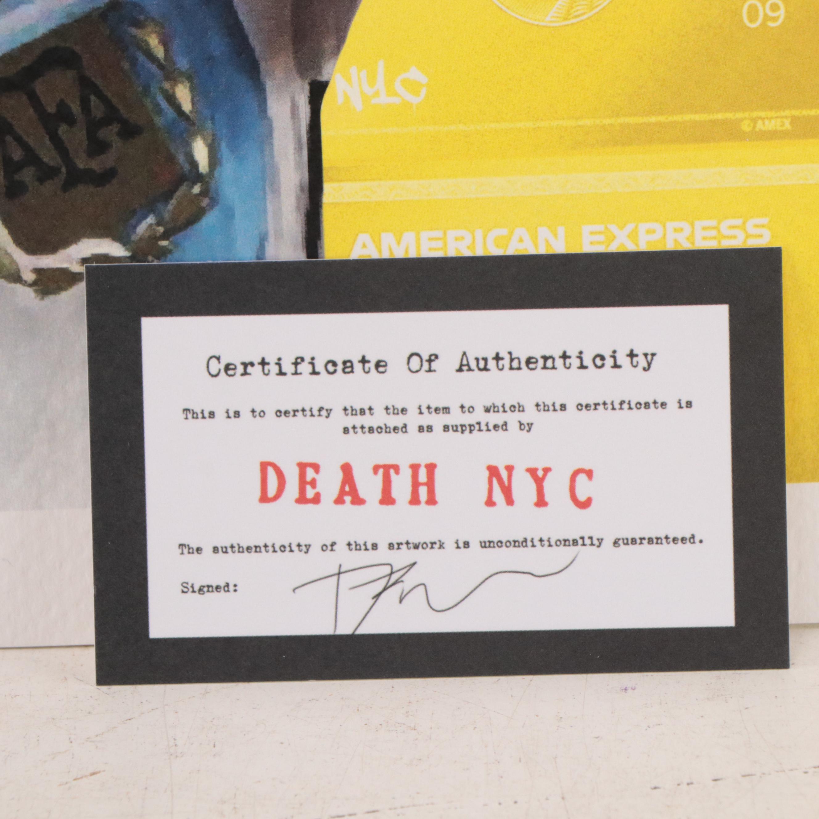 Death NYC Pop Art Offset Lithograph of Lionel Messi, 2022