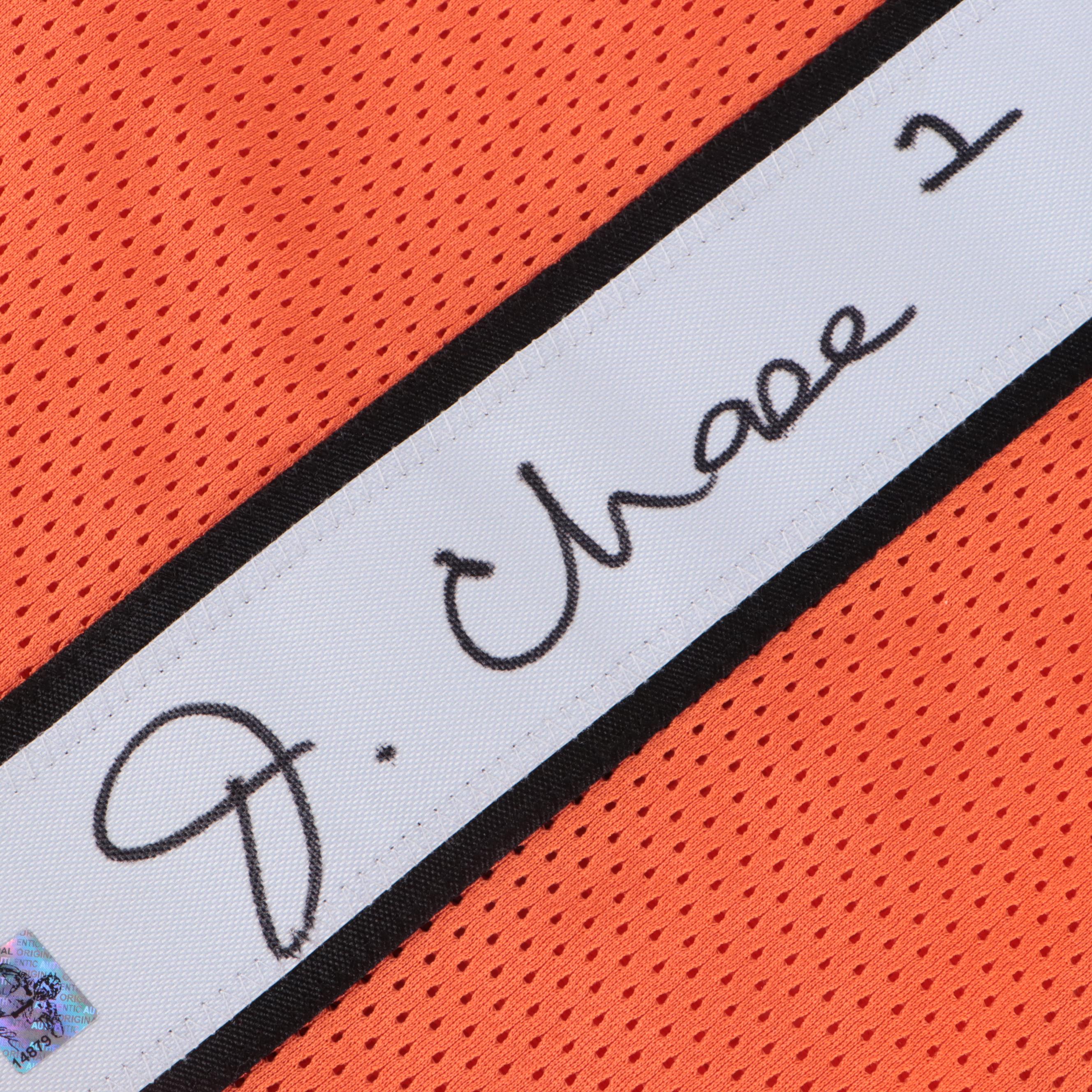 Ja'Marr Chase Signed Jersey with 2021 Mosaic Silver PSA 9 Graded Rookie Card