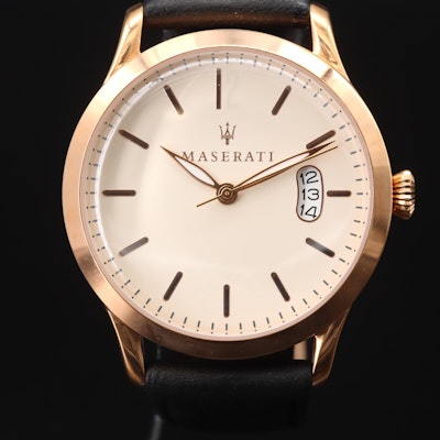 Maserati Tradizione Cream Dial Wristwatch