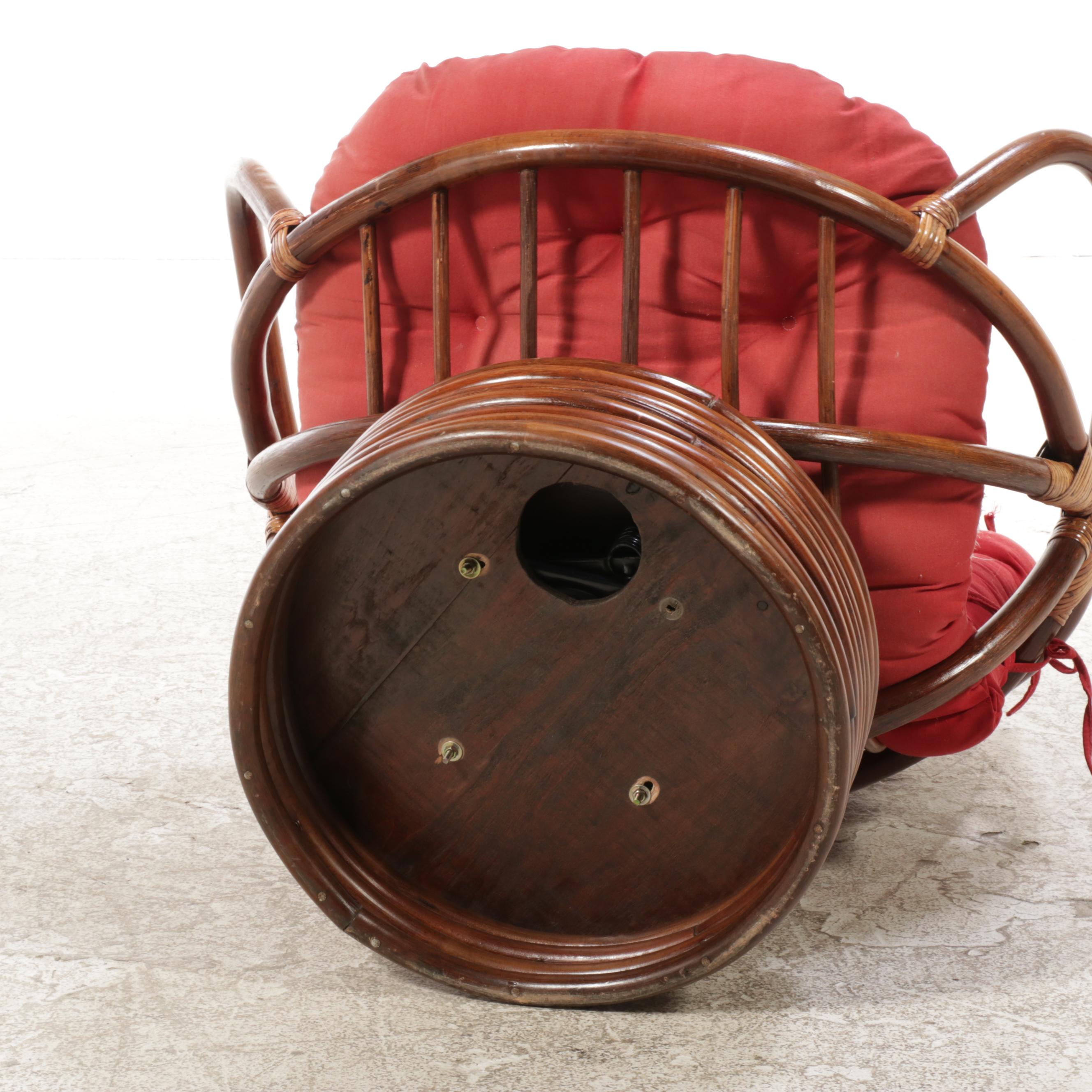 Rattan Papasan Style Chair