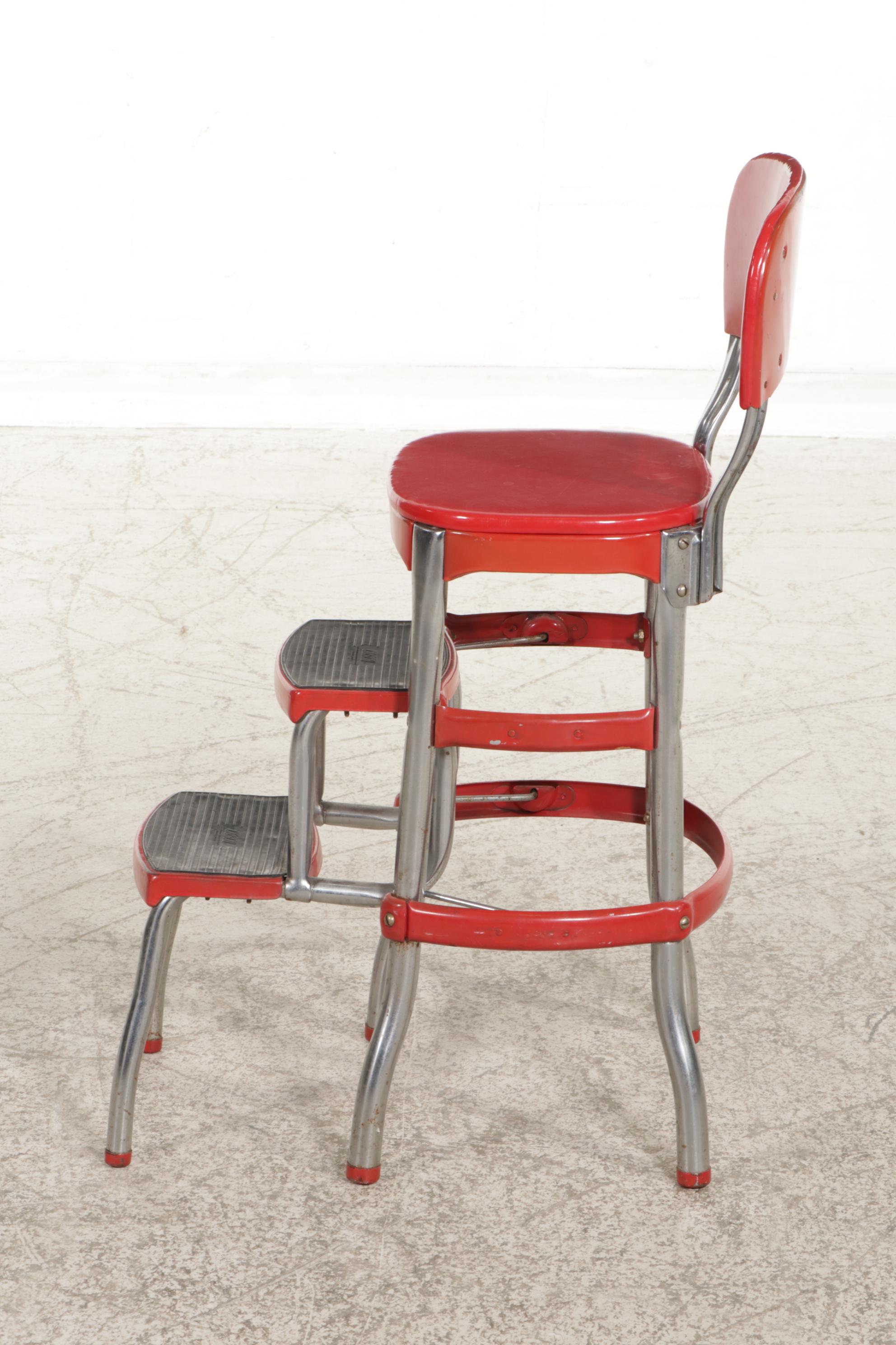 Cosco Metal Kitchen Step Ladder Stool