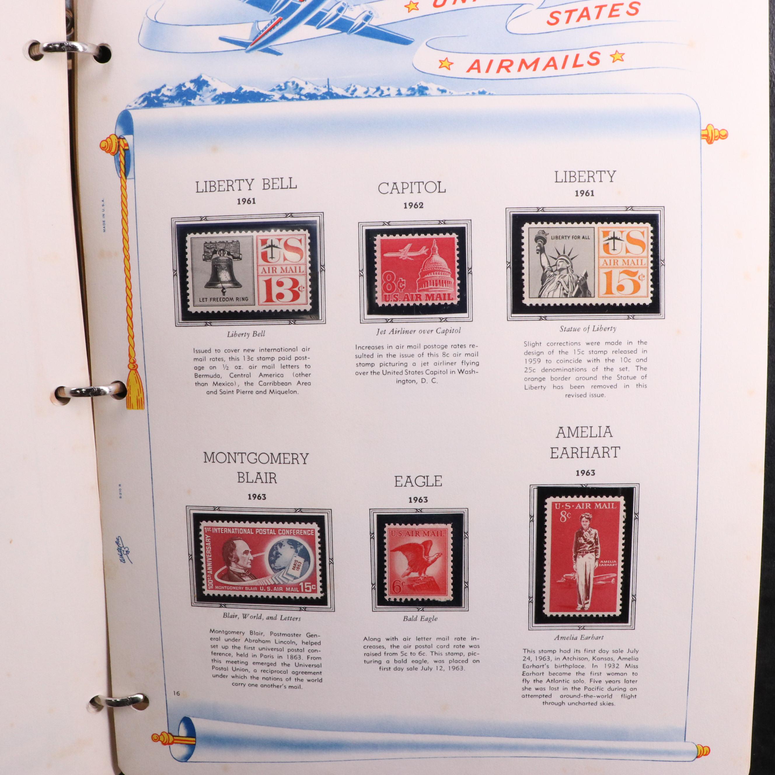 U.S. Airmail Stamp Collection Including Scott#s C1-C3