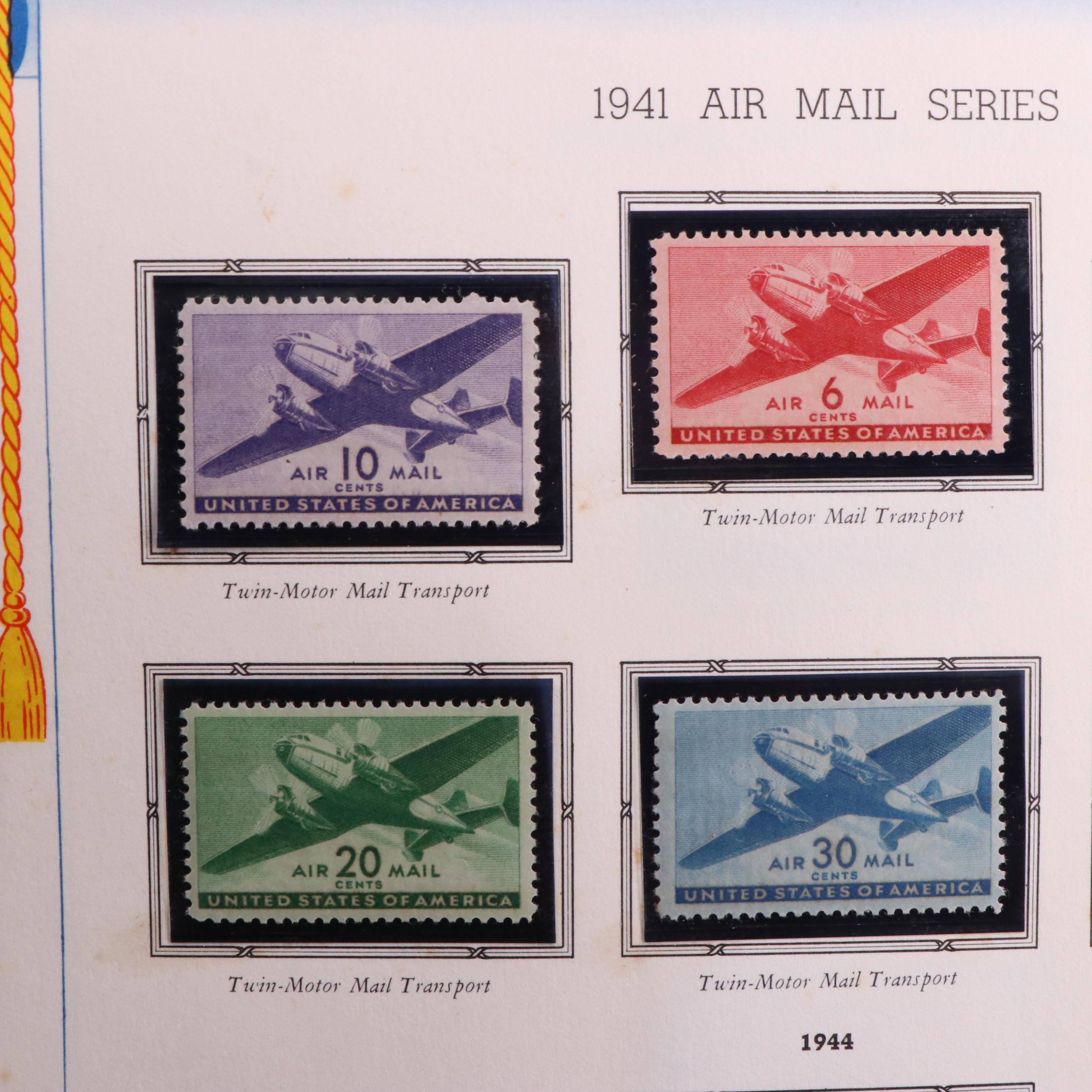U.S. Airmail Stamp Collection Including Scott#s C1-C3