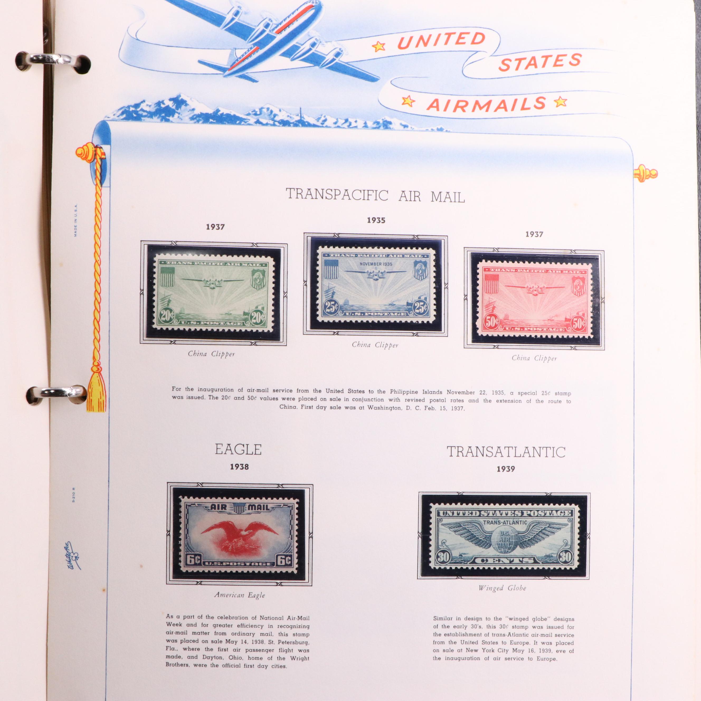 U.S. Airmail Stamp Collection Including Scott#s C1-C3