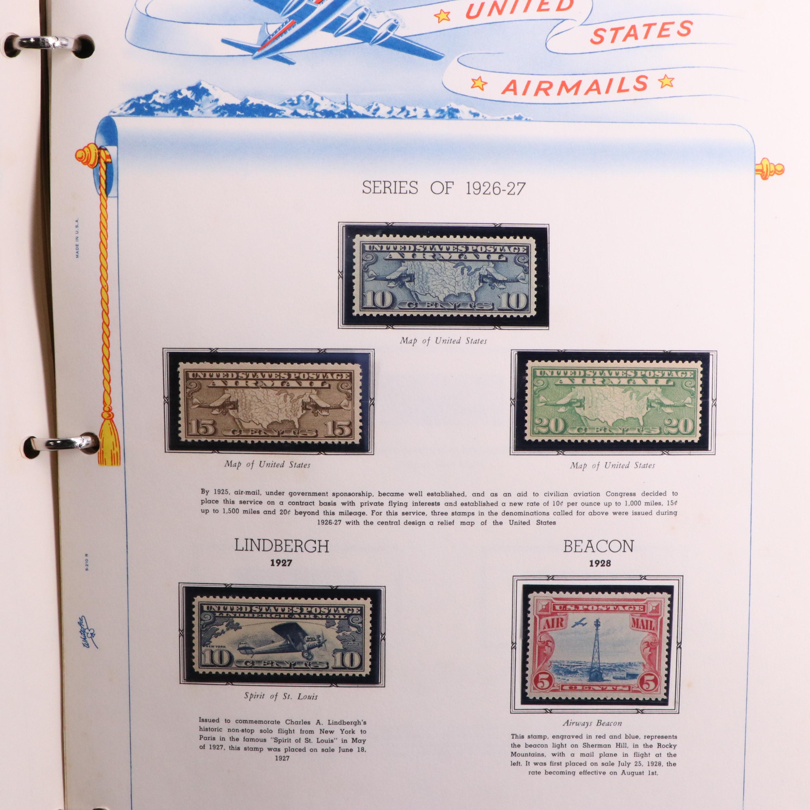 U.S. Airmail Stamp Collection Including Scott#s C1-C3
