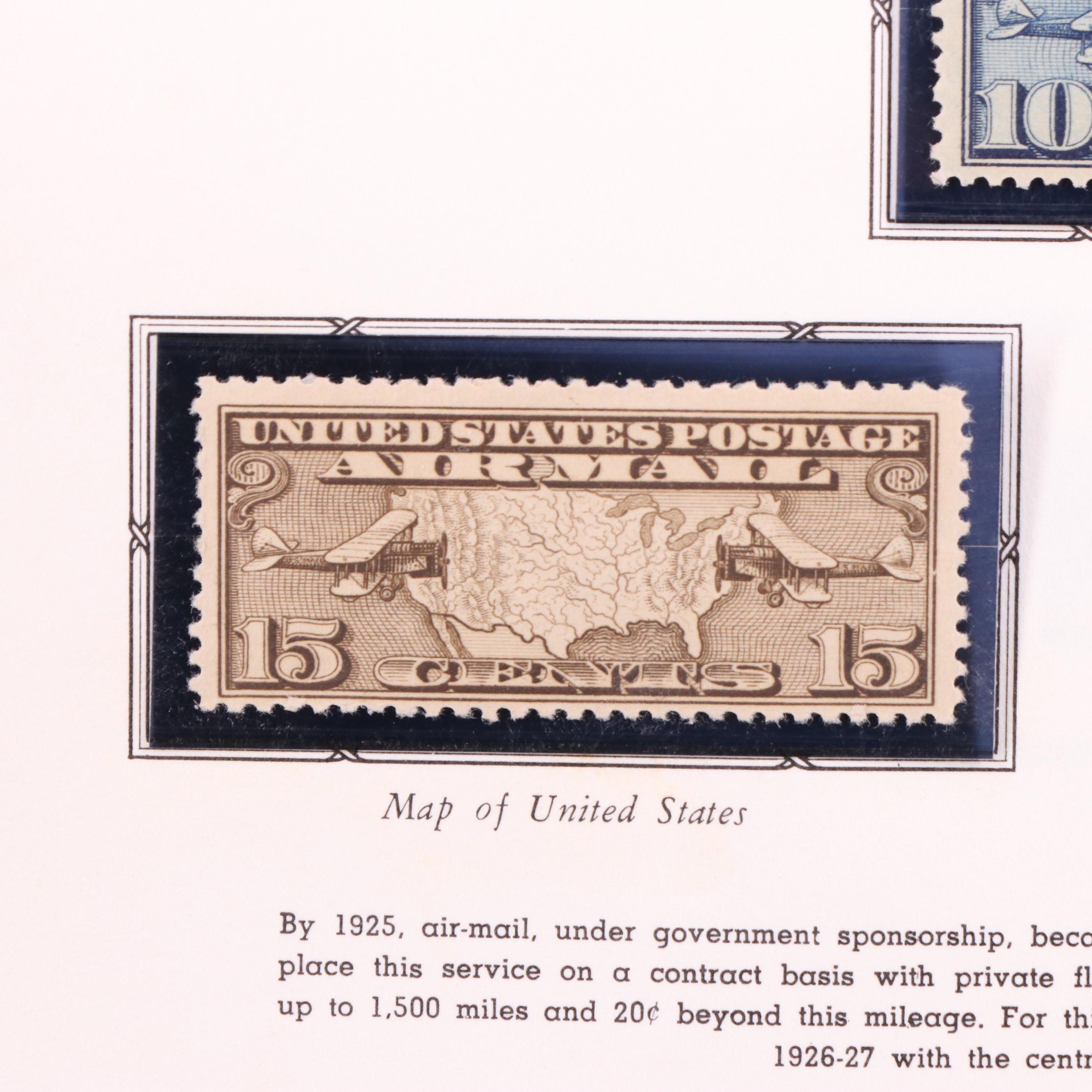 U.S. Airmail Stamp Collection Including Scott#s C1-C3