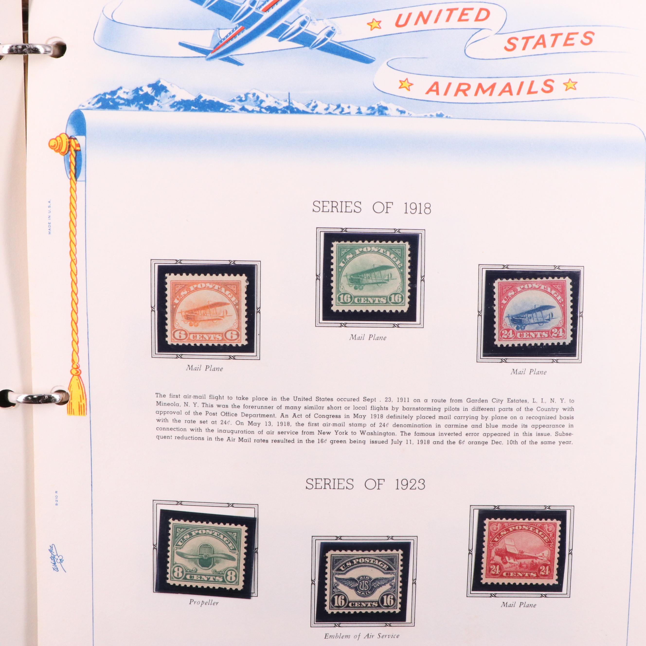 U.S. Airmail Stamp Collection Including Scott#s C1-C3