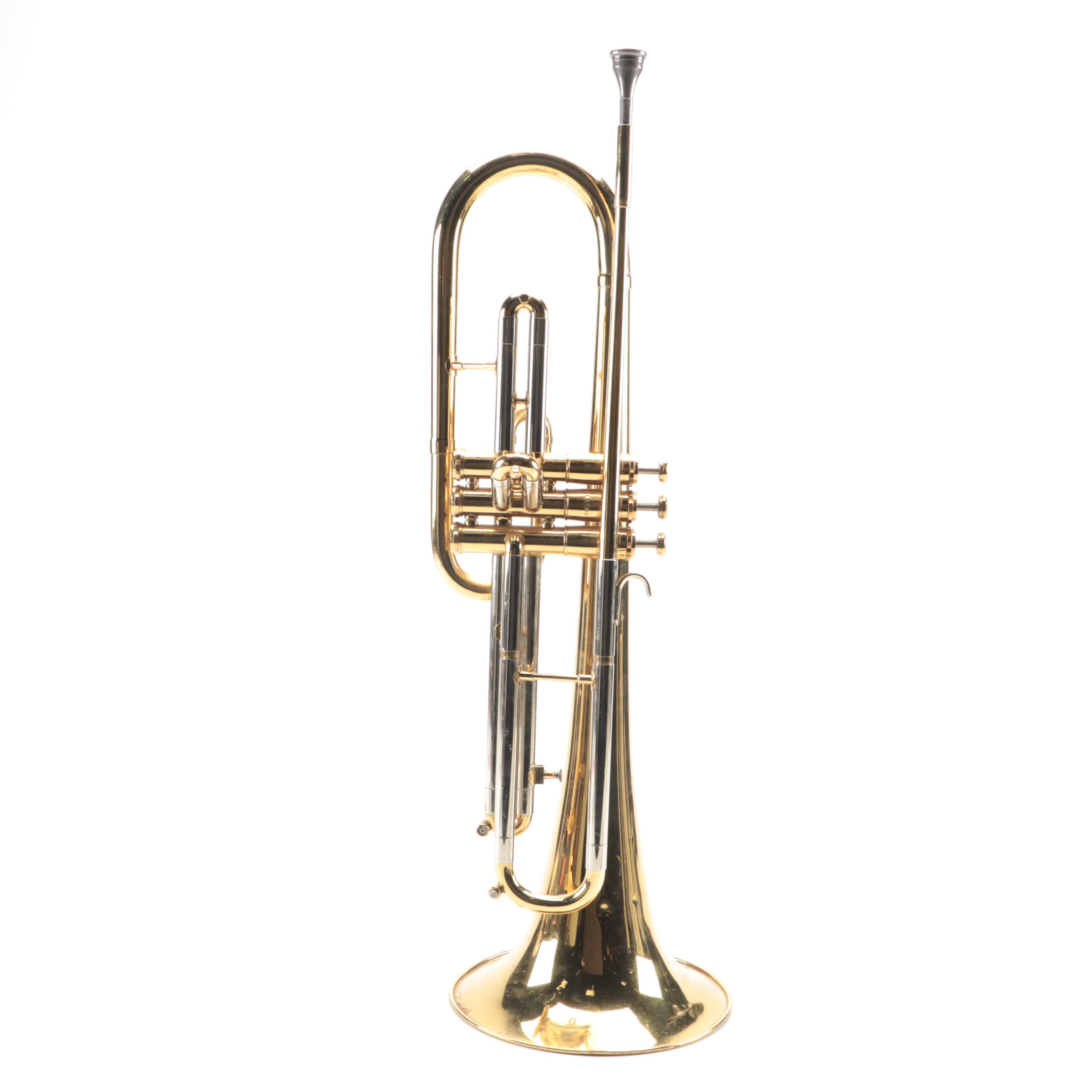 Getzen 300 Series Bb/F Brass Lacquered Marching French Horn