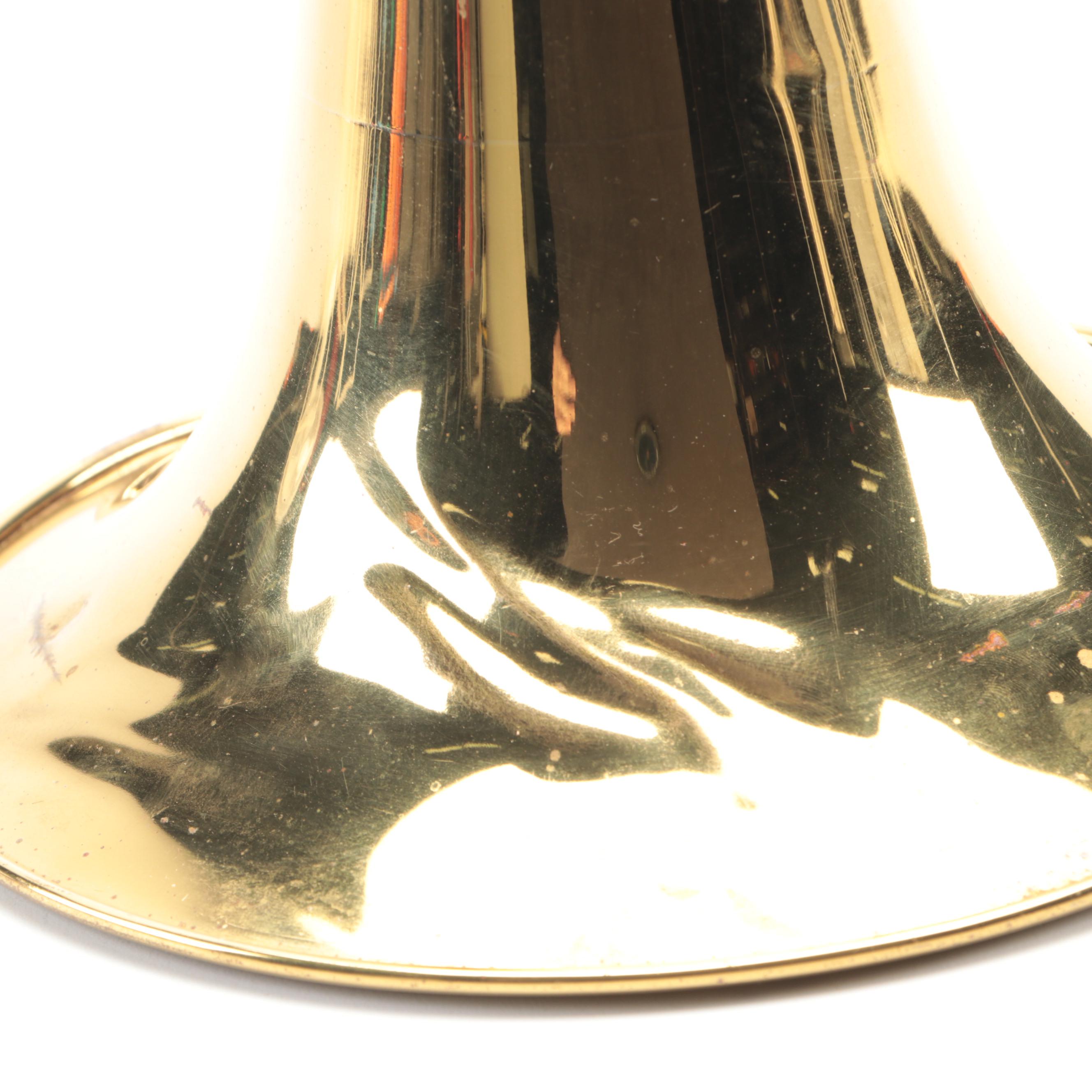 Getzen 300 Series Bb/F Brass Lacquered Marching French Horn